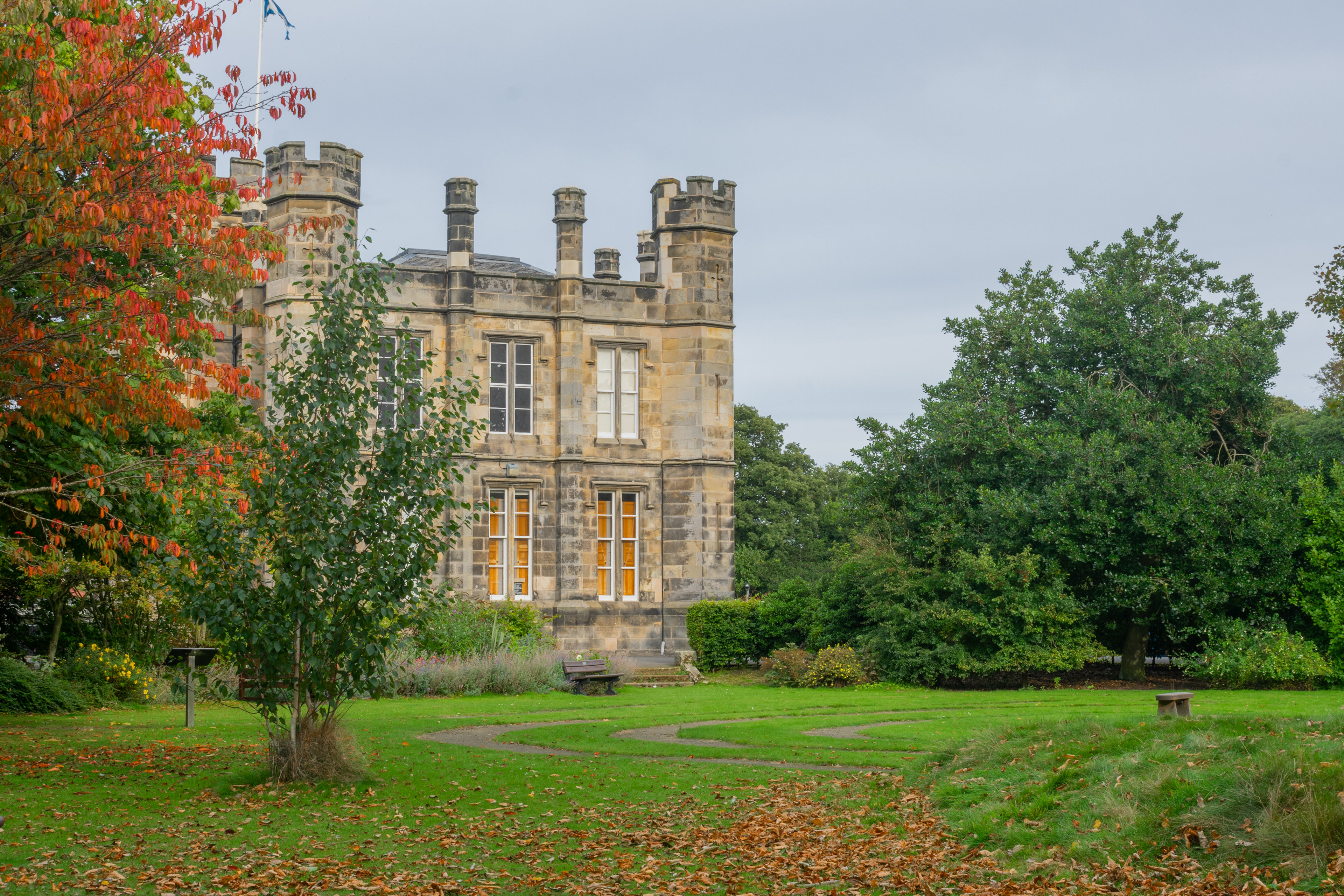 September: Autumn colours appearing in Kinburn Park