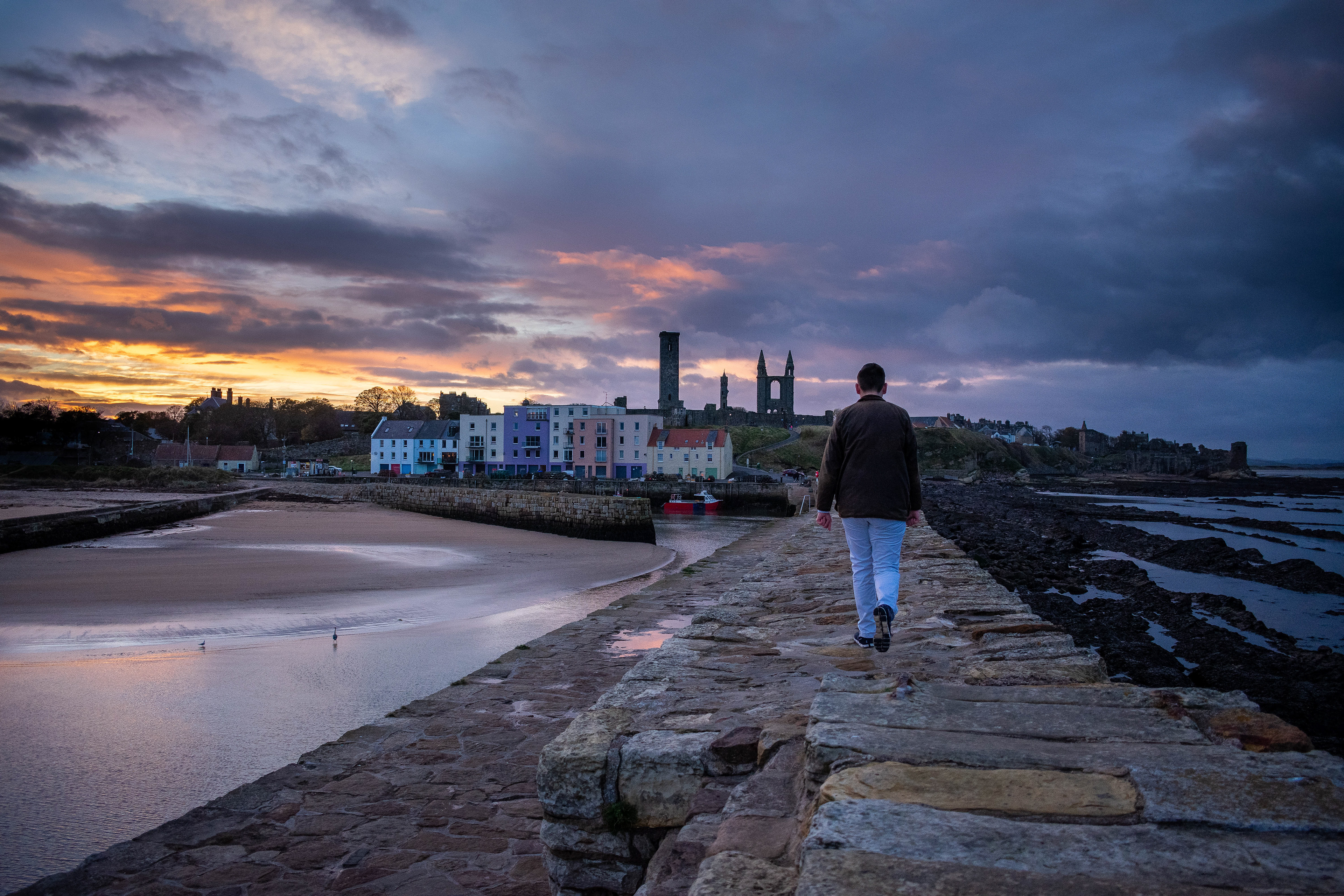 October: St Andrews Harbour