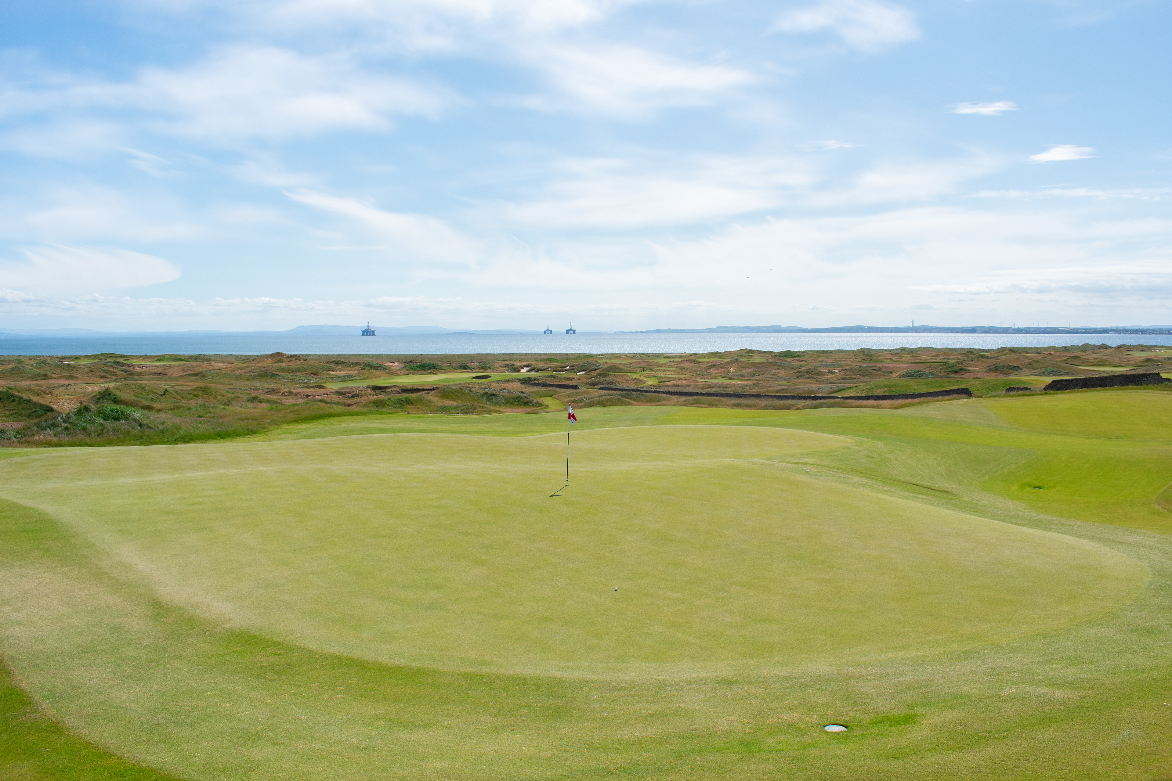 June: Playing Dumbarnie Golf Links