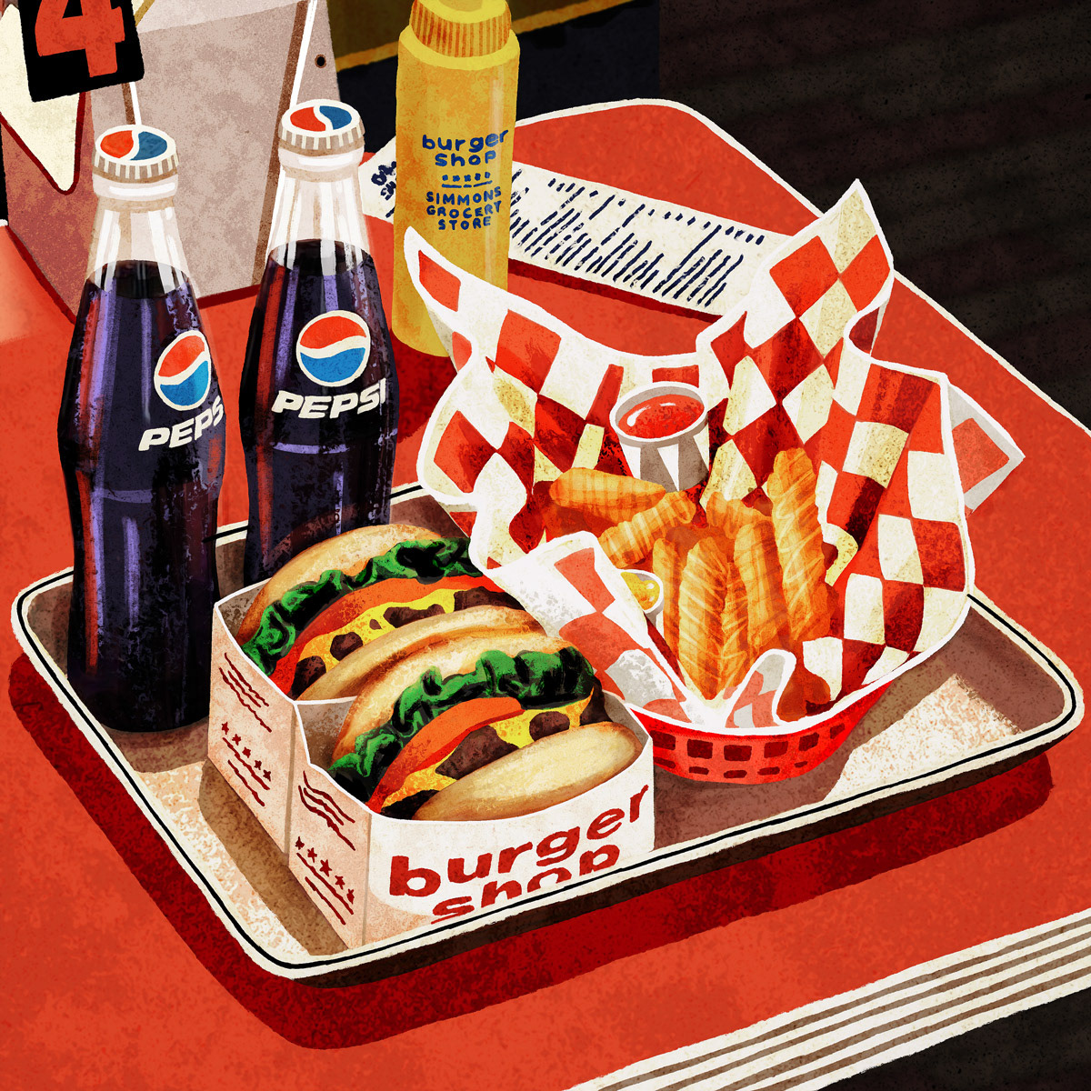 Simmons Grocery Store Burger Shop