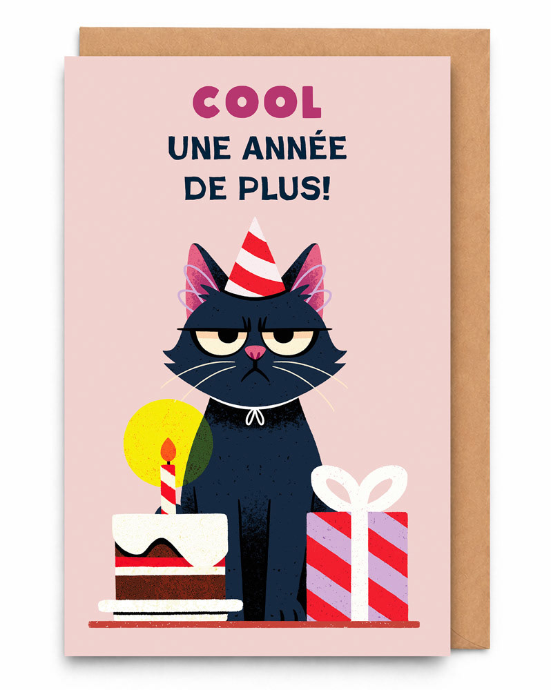 Grumpy Birthday Cat