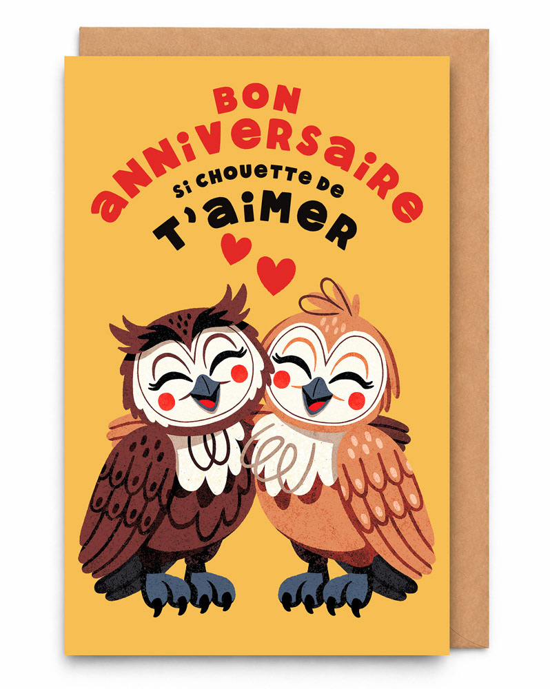 Owls Birthday Love