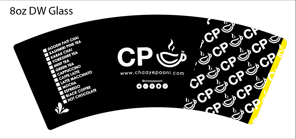 CP Coffee Cup Design 8oz Cup
