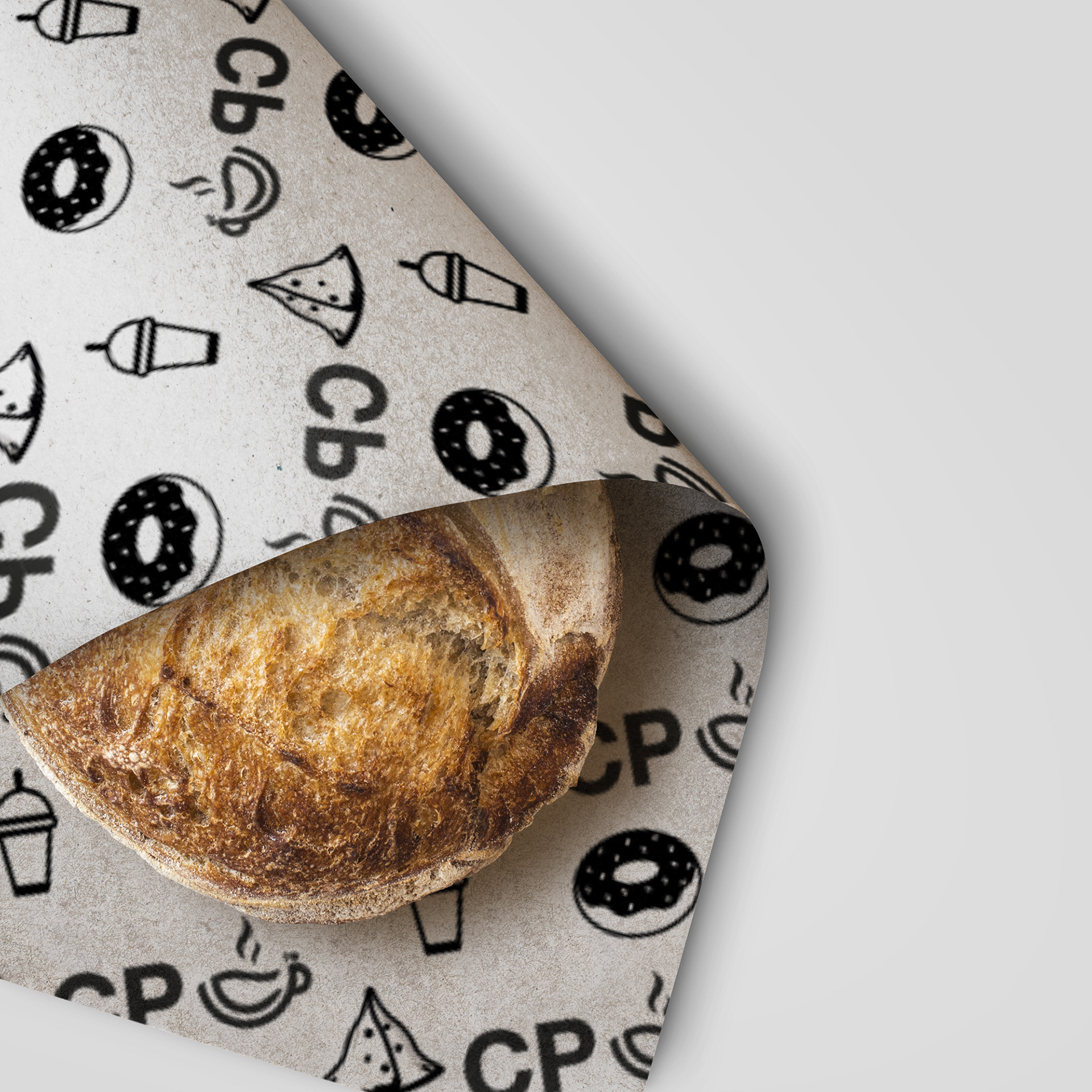 CP Greaseproof Paper Mockup