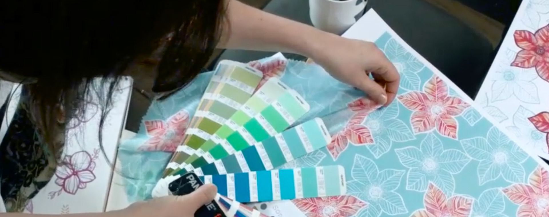 Motifs et gammes colorées