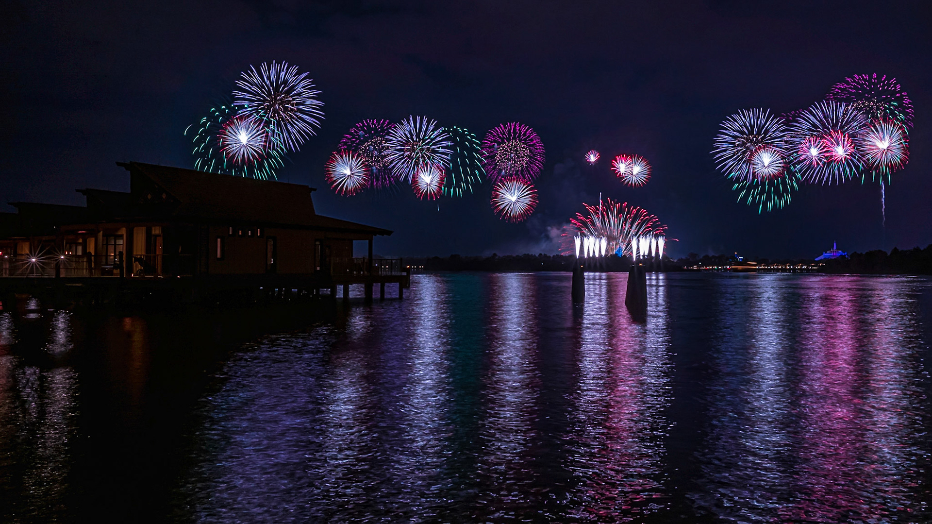 Bay Lake Fireworks 2