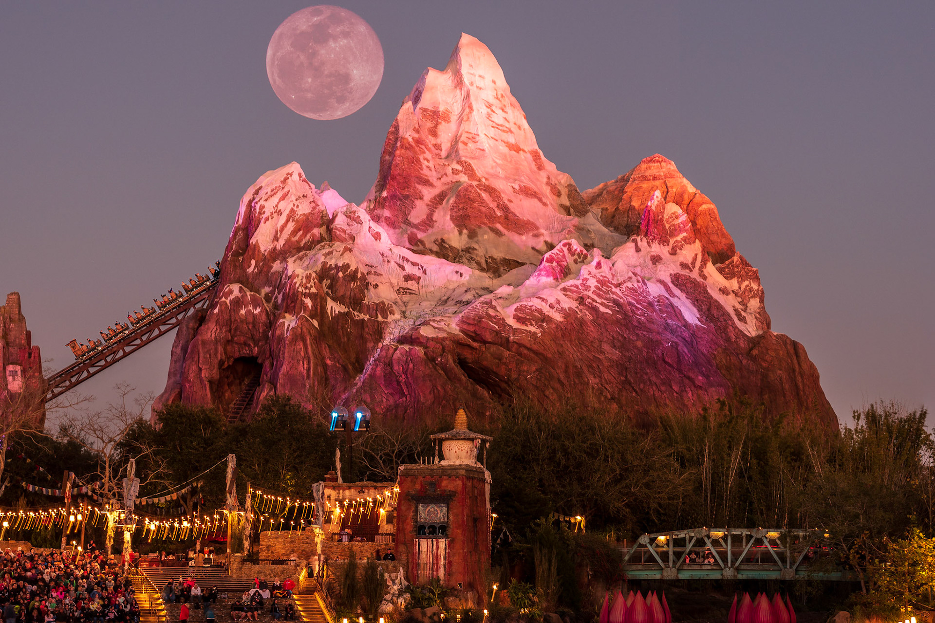 Full Moon over Everest