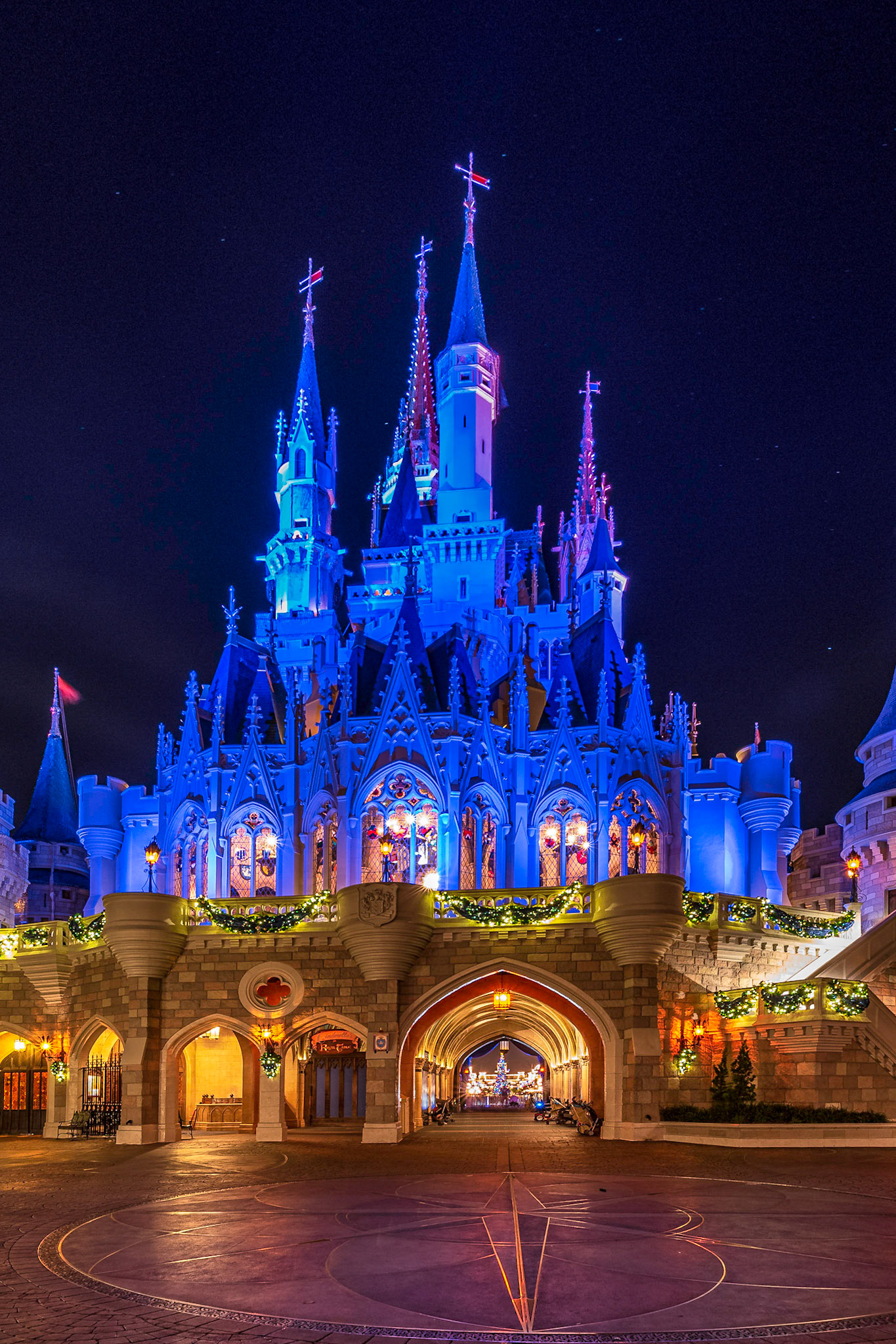 Castle in Blue portrait