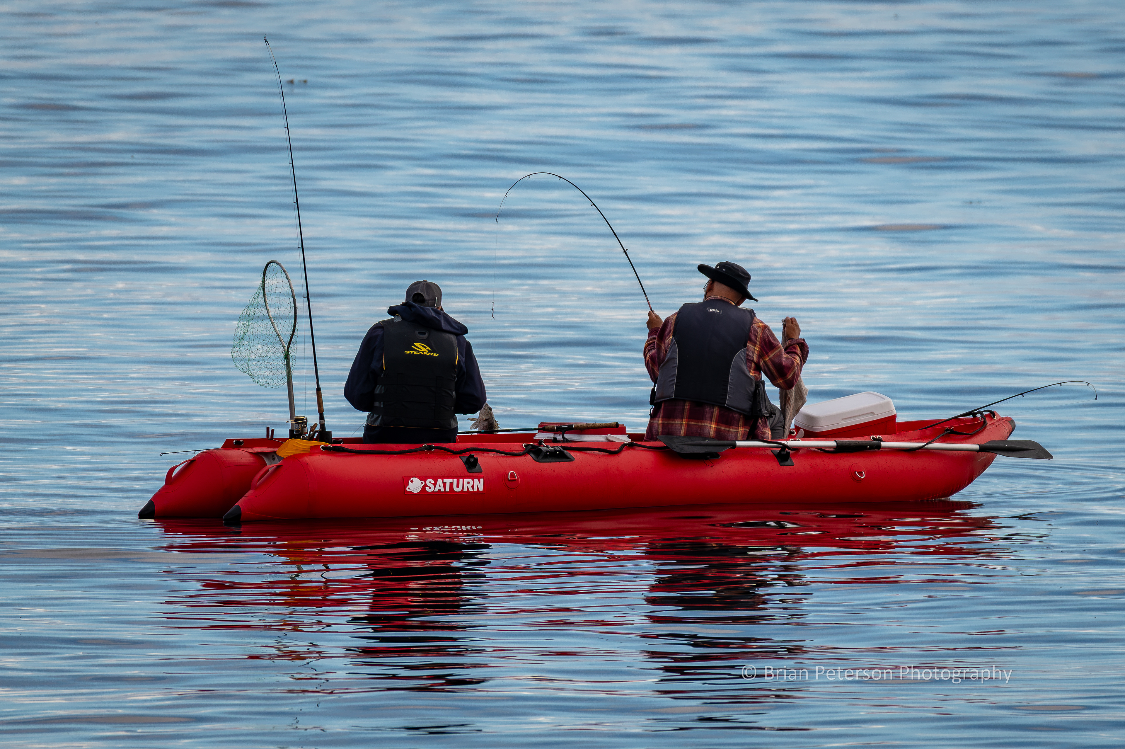 DSC_1196: Two Dudes Fishing. Look close and see a calico bass hanging.