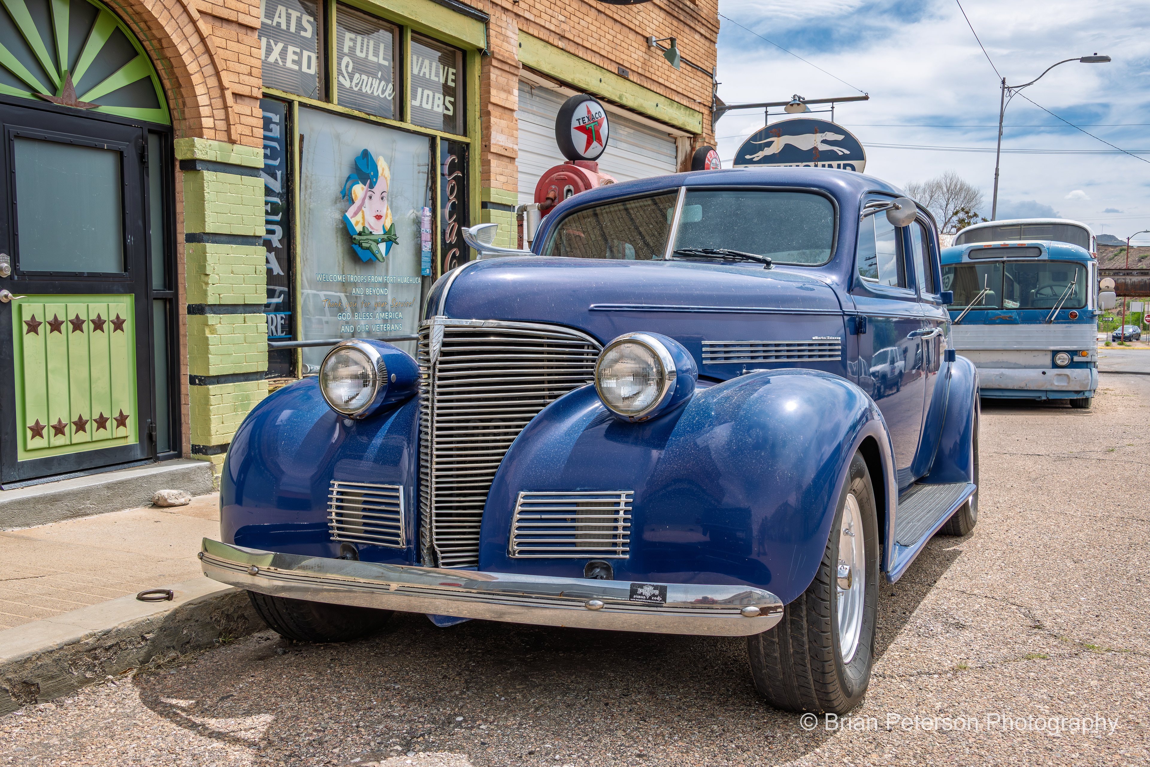 Old Chevrolet sedan
