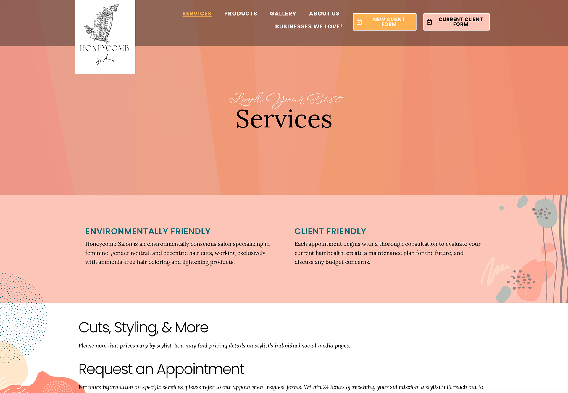 Services Page