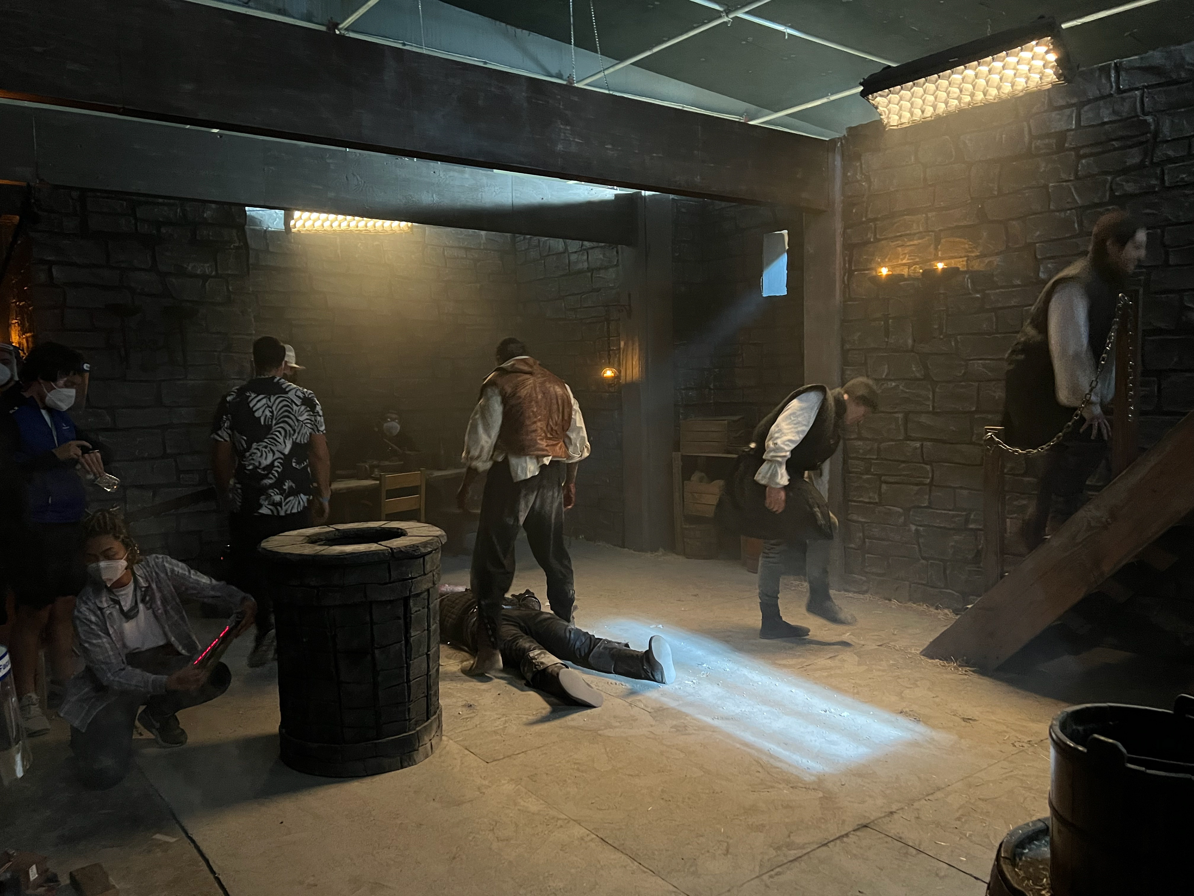 Interior Prison - Set Photo