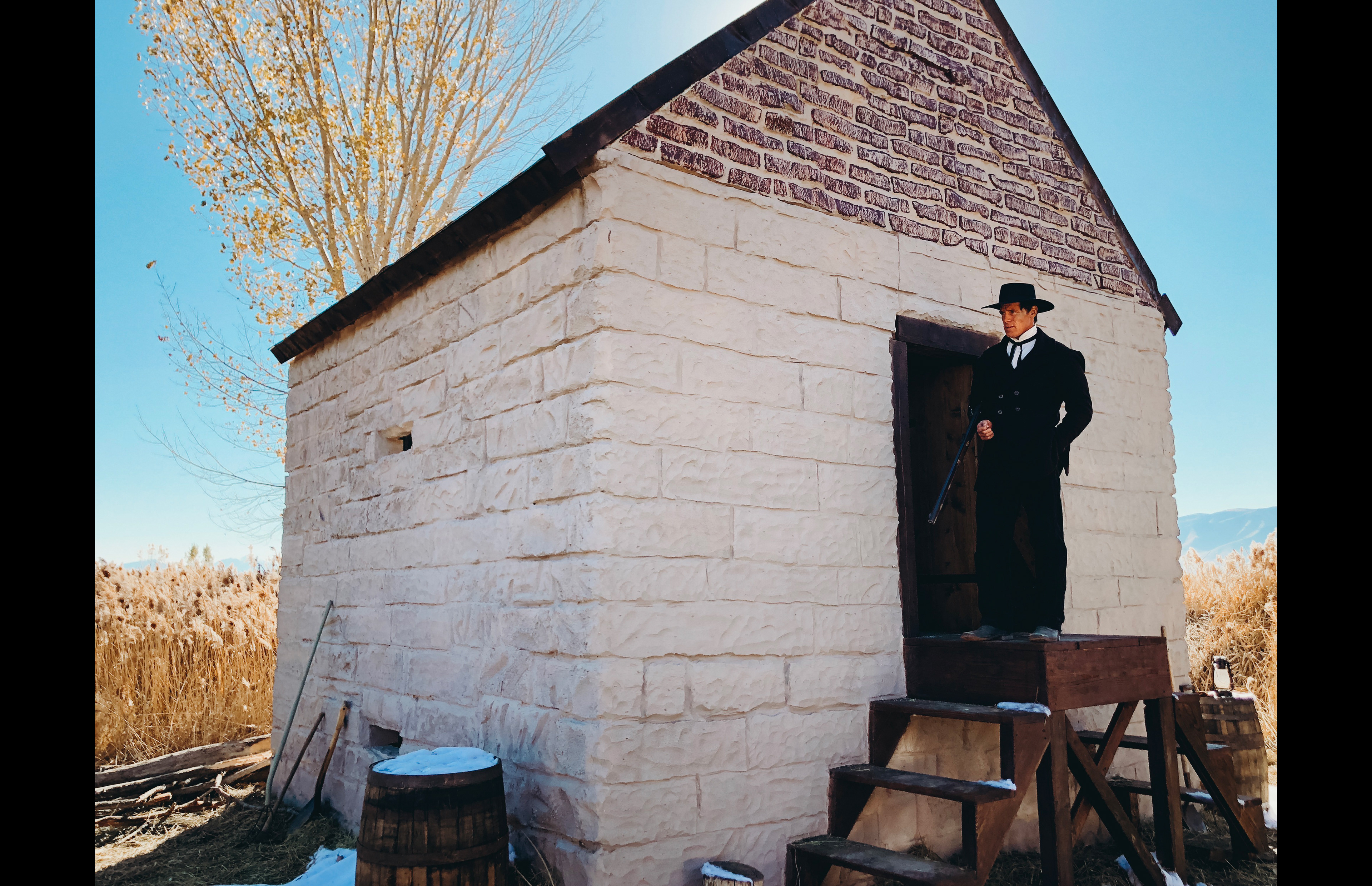 Liberty Jail Exterior and Jasen Wade - Promotional Photo