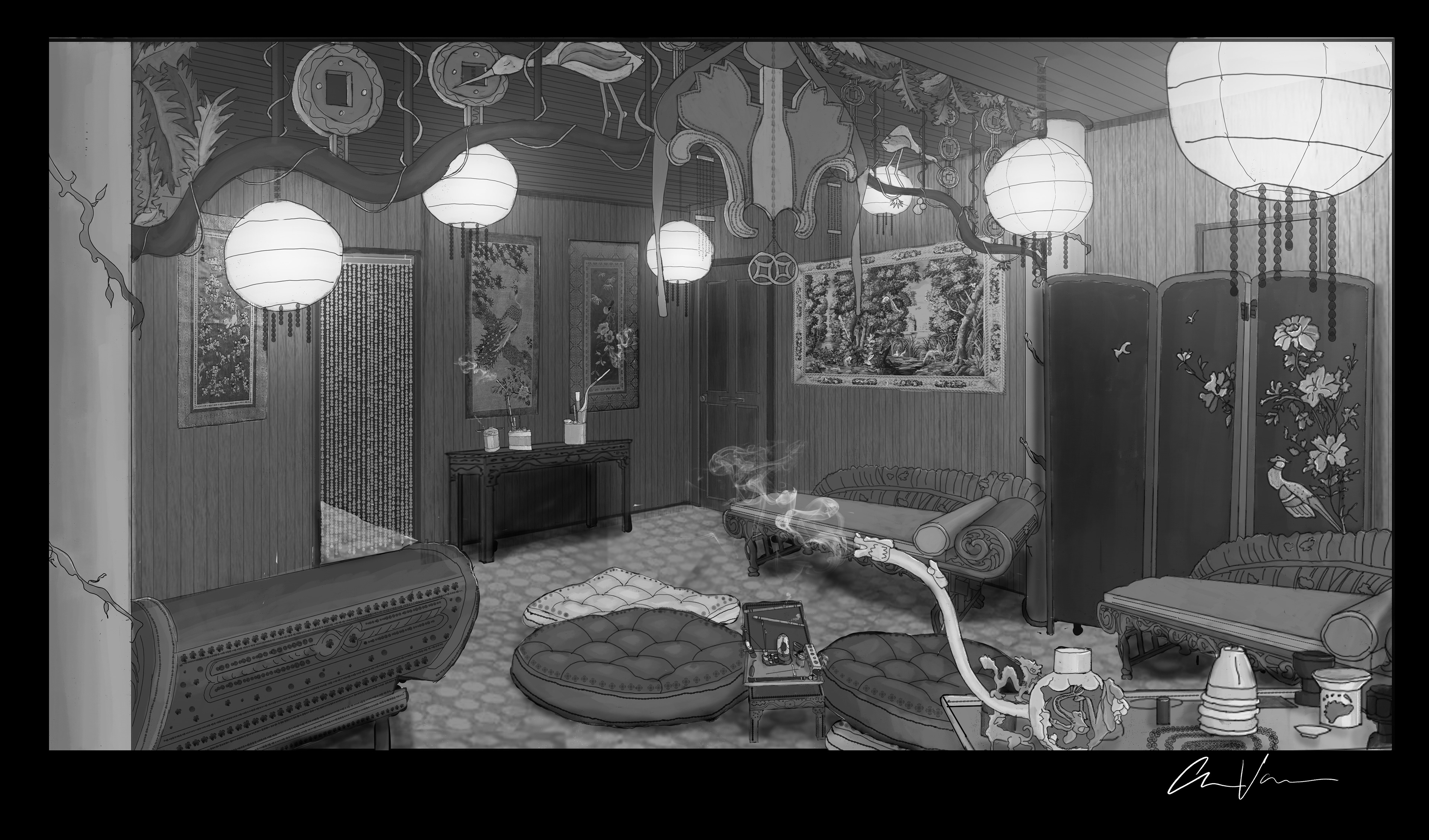 The Knick - Opium Den - Photobash & Photoshop (Speculative)
