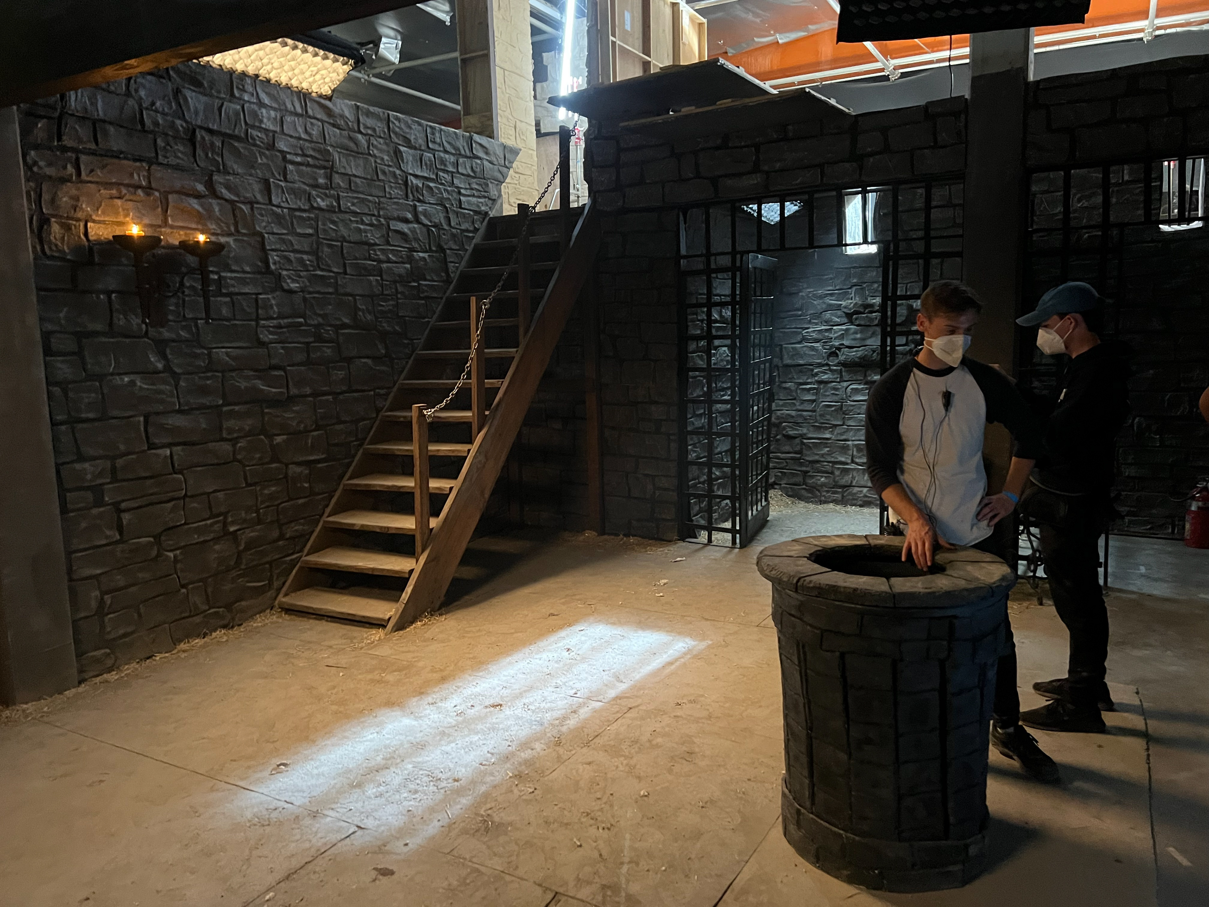 Interior Prison - Set Photo