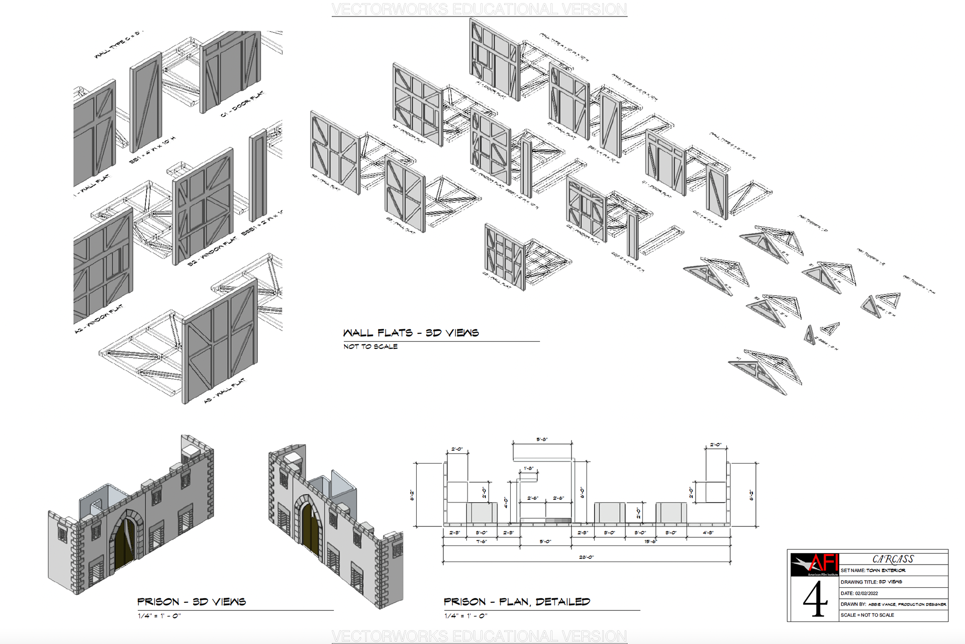 Carcass (2022) - Ext. Rouen Detail - Vectorworks