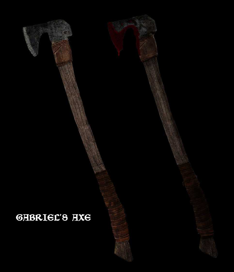 Original Concept Art - Hero Prop Axe