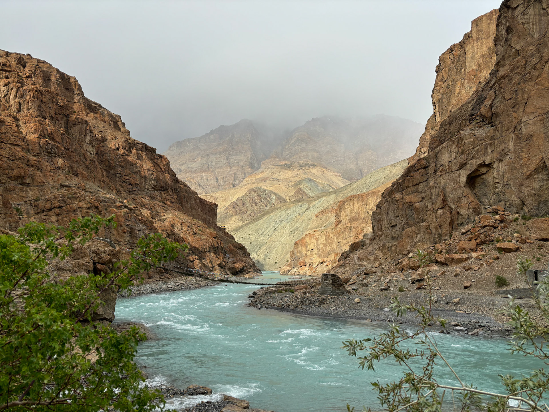 A climb to Phuktal Monastery, Ladakh.