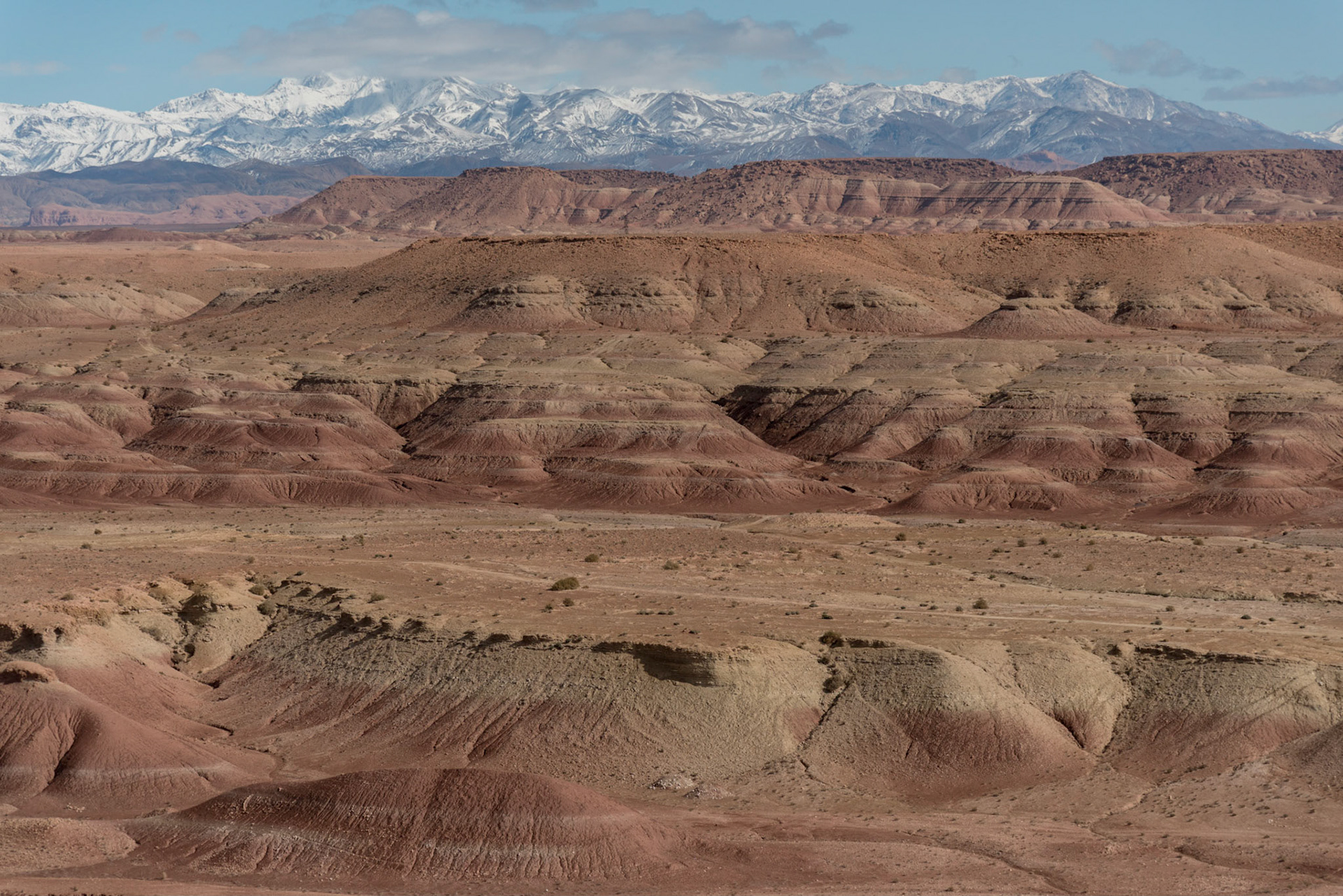 Paysage aux environs d'Aït Ben Haddou, Maroc