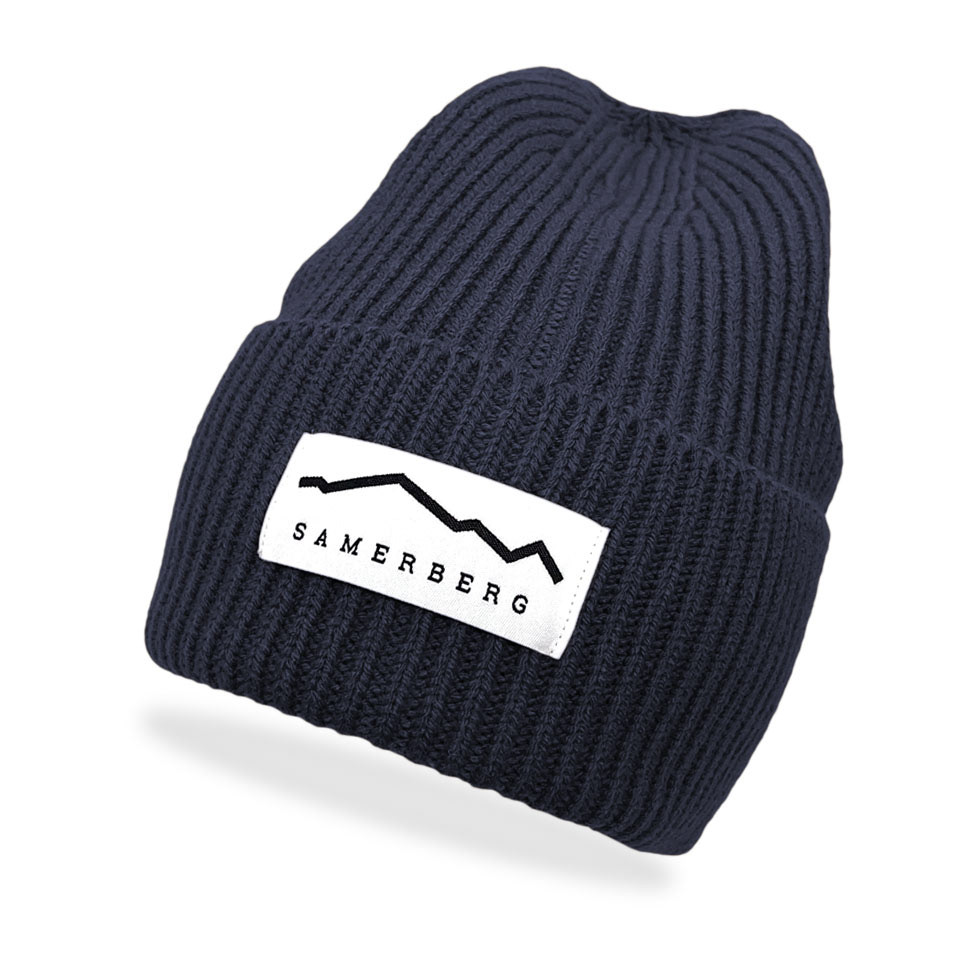 Samerberg Haum gestrickt Dunkelblau