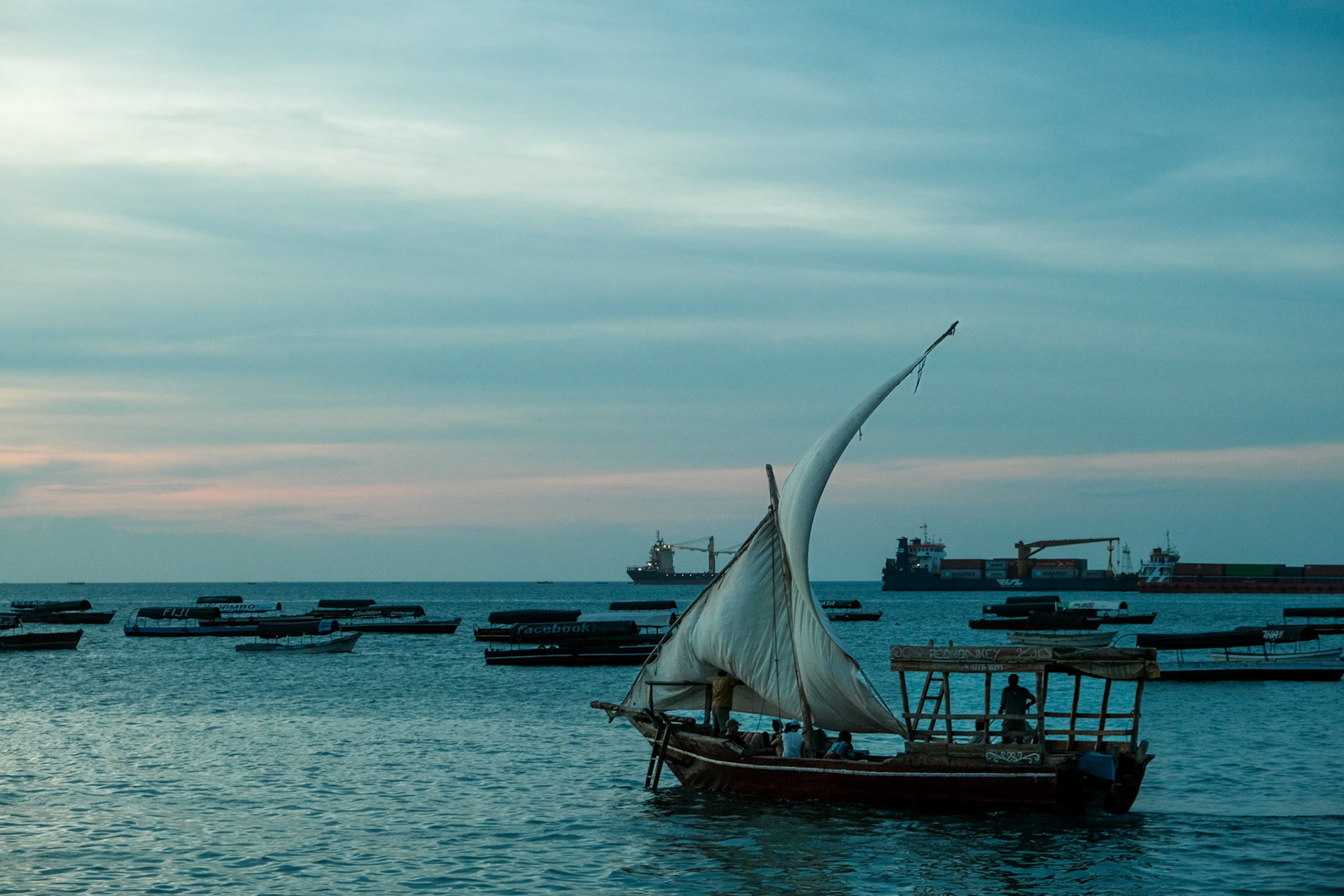 Dhow Zanzibar coast