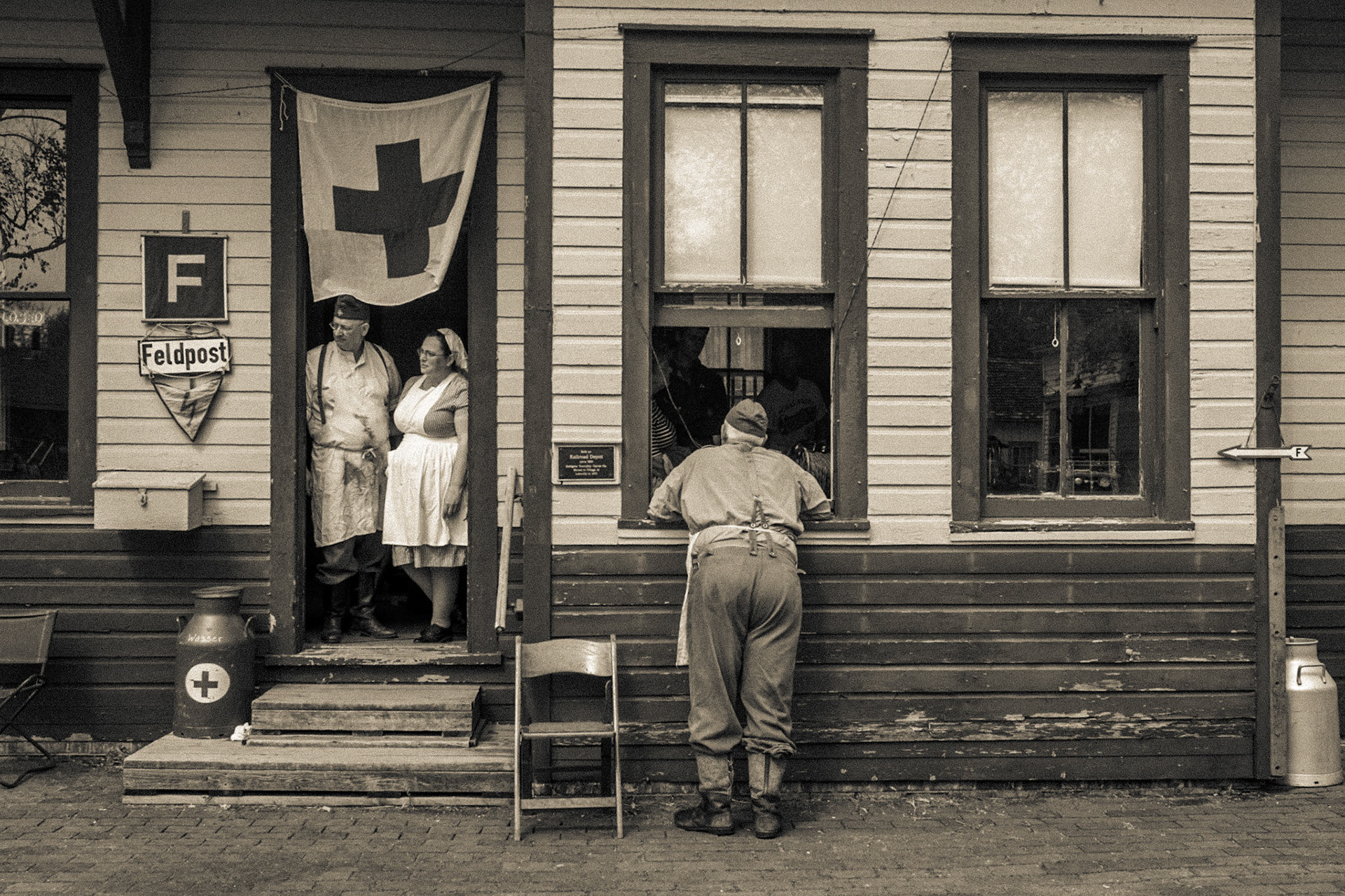 World War Two Weekend, Dakota County Heritage Village, Farmington, Minnesota, 2015-0234