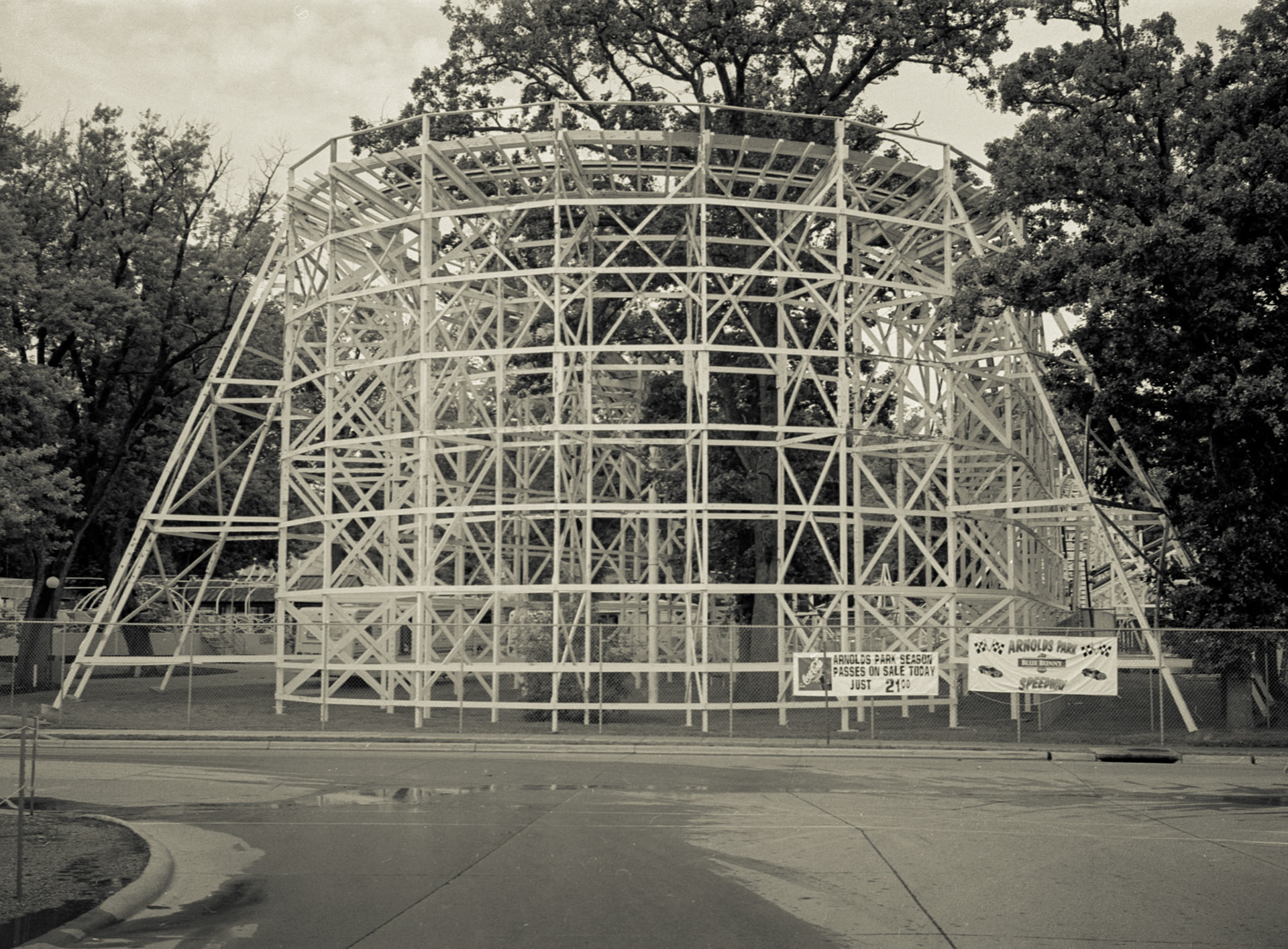 Arnolds Park Roller Coaster, Iowa, 2000