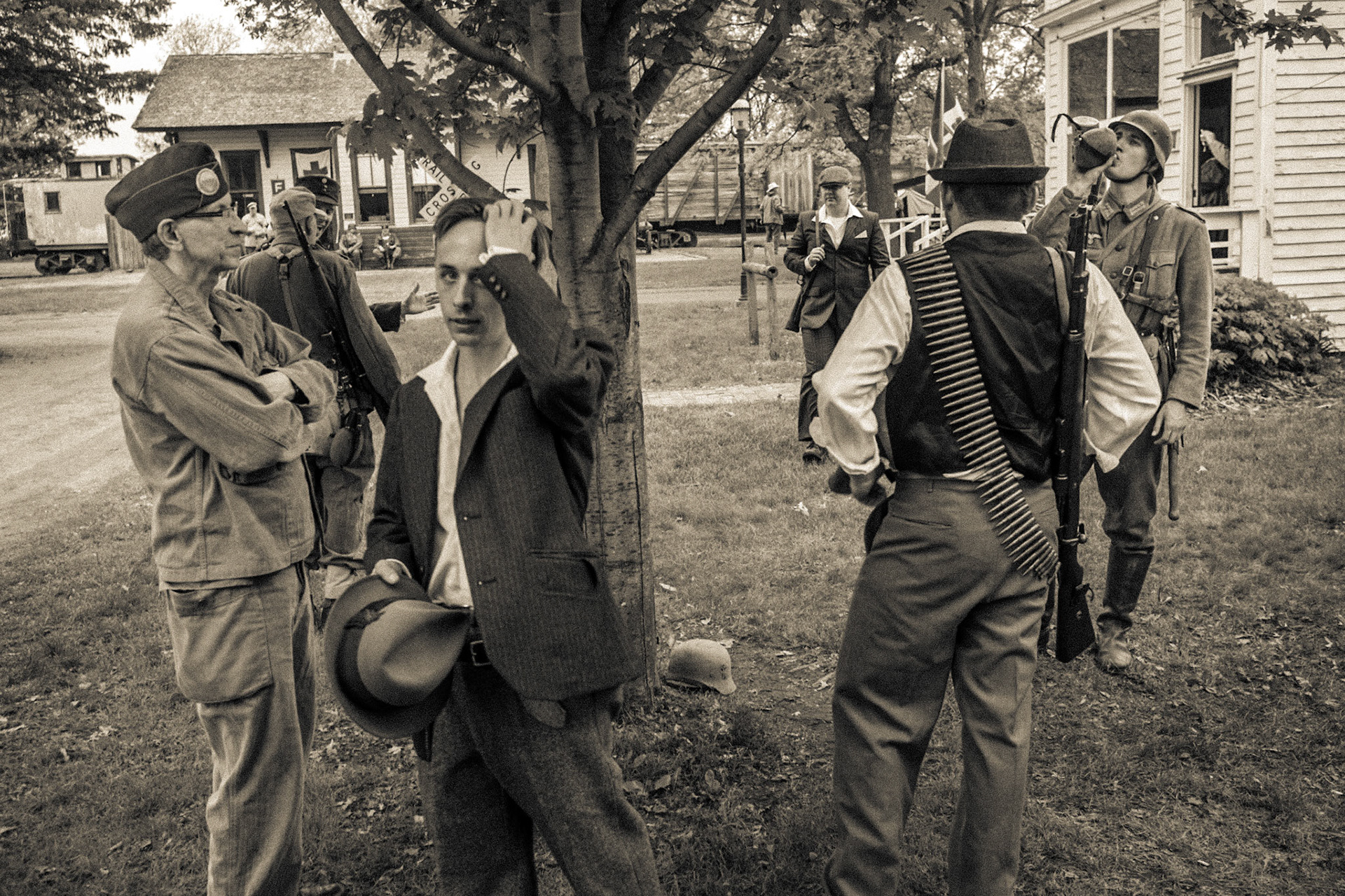 World War Two Weekend, Dakota County Heritage Village, Farmington, Minnesota, 2015-0308