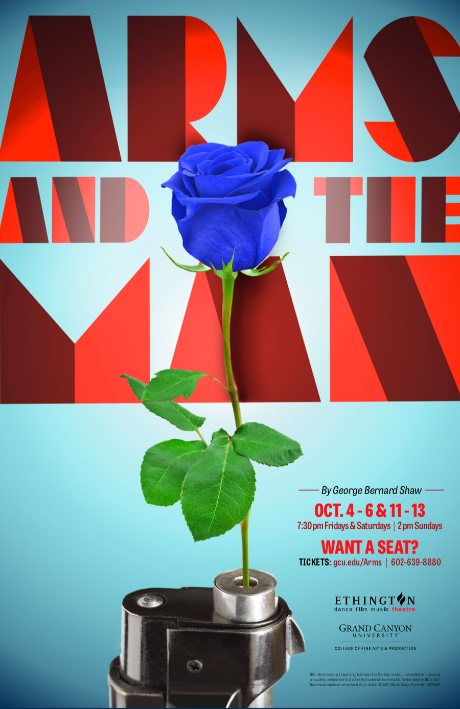Ethington Theatre 2019-20 Campaign: Arms and the Man concept