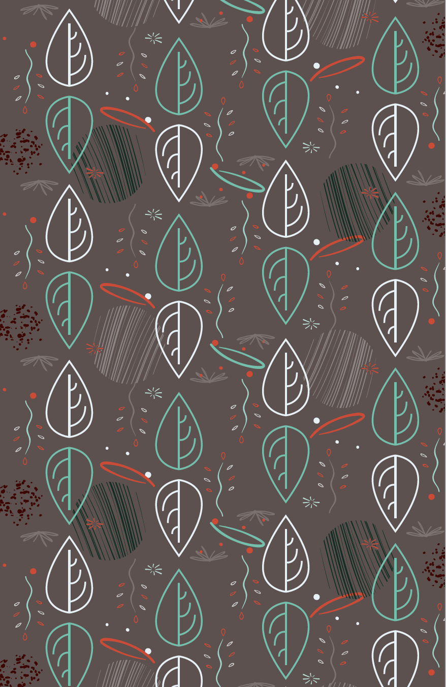 Curiosities: Self Help for the Uninspired Notebook-leaf pattern