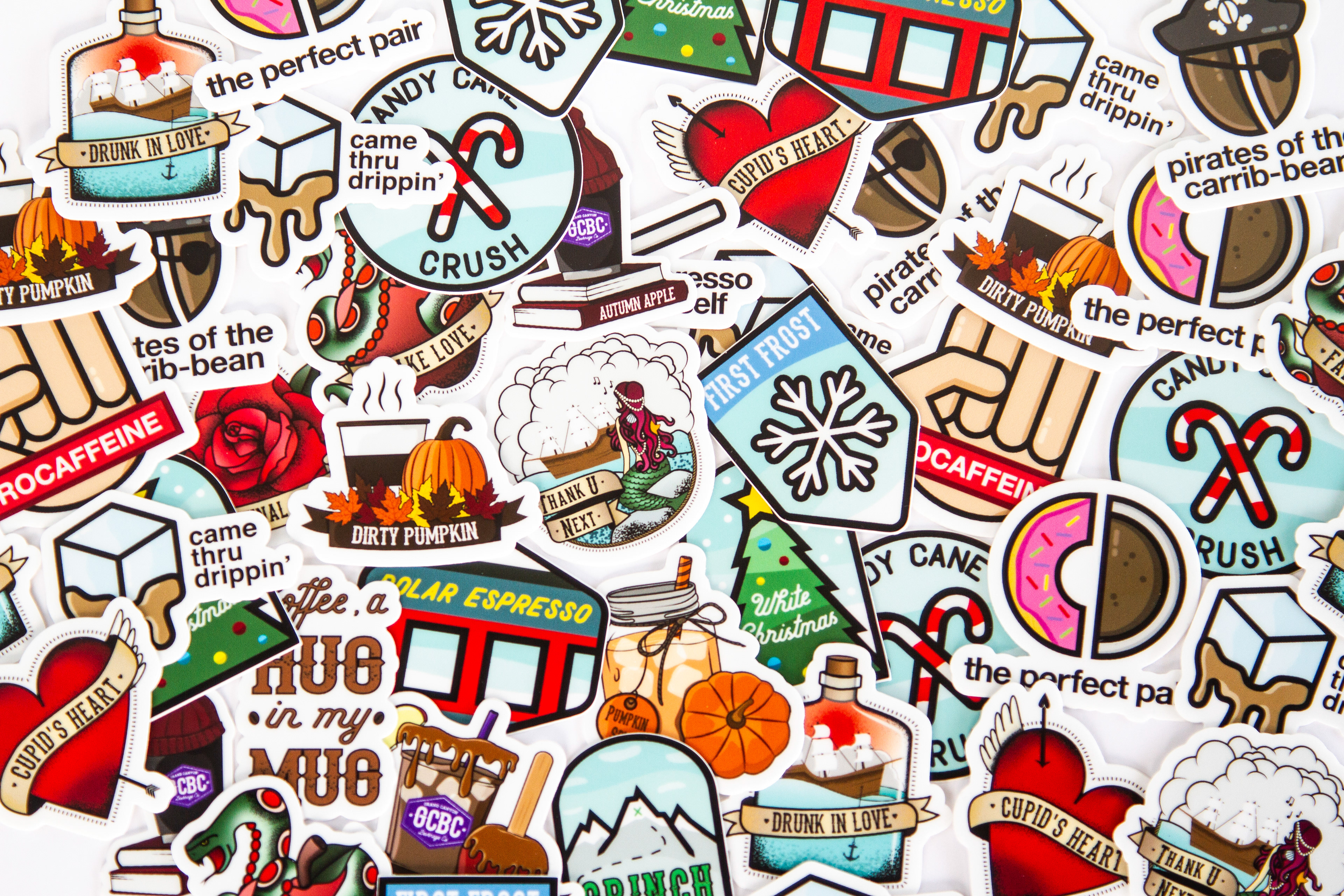 GCBC Seasonal Promotion Giveaway Stickers