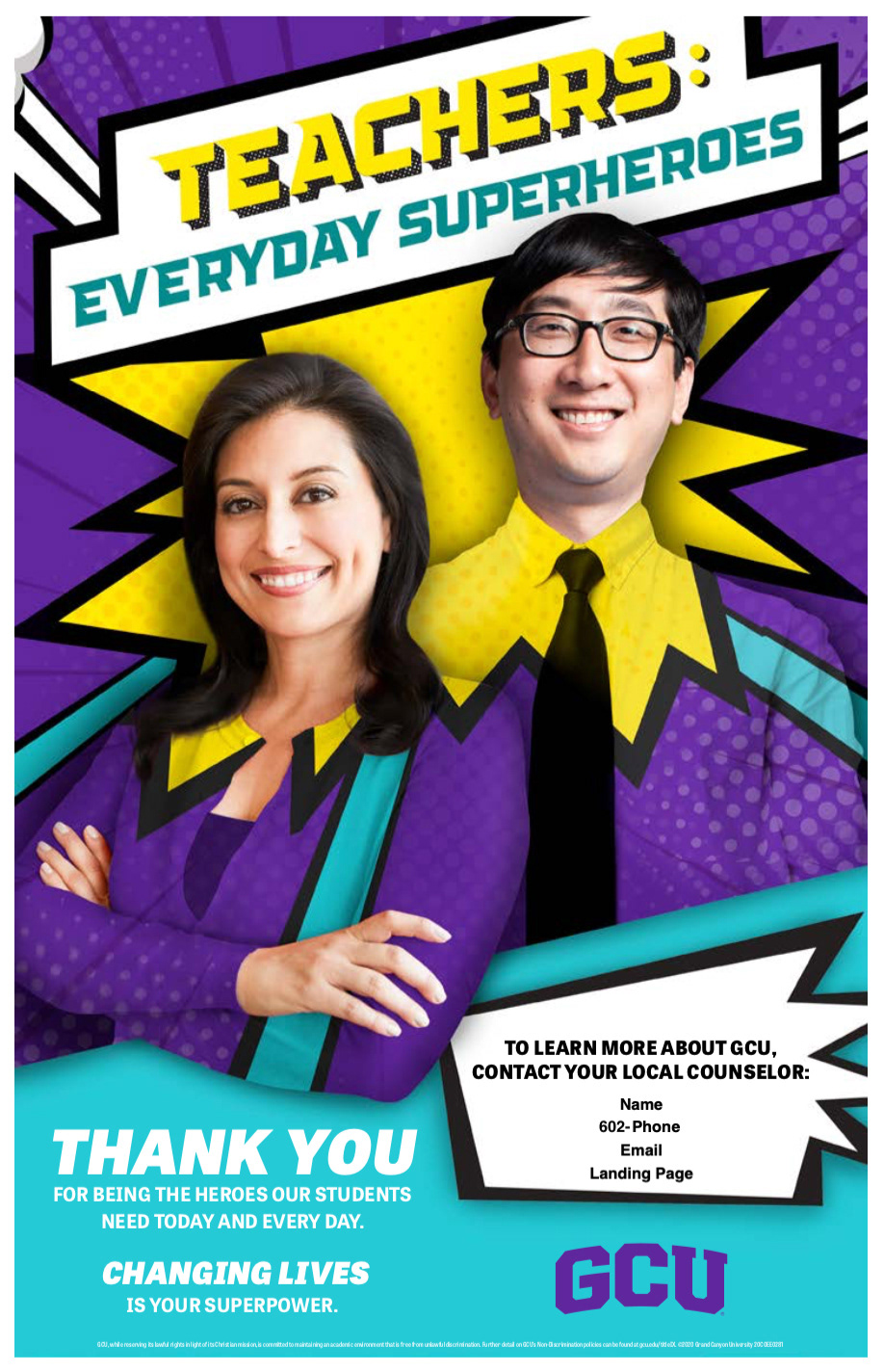 Teacher Appreciation Campaign: Everyday Superheroes!