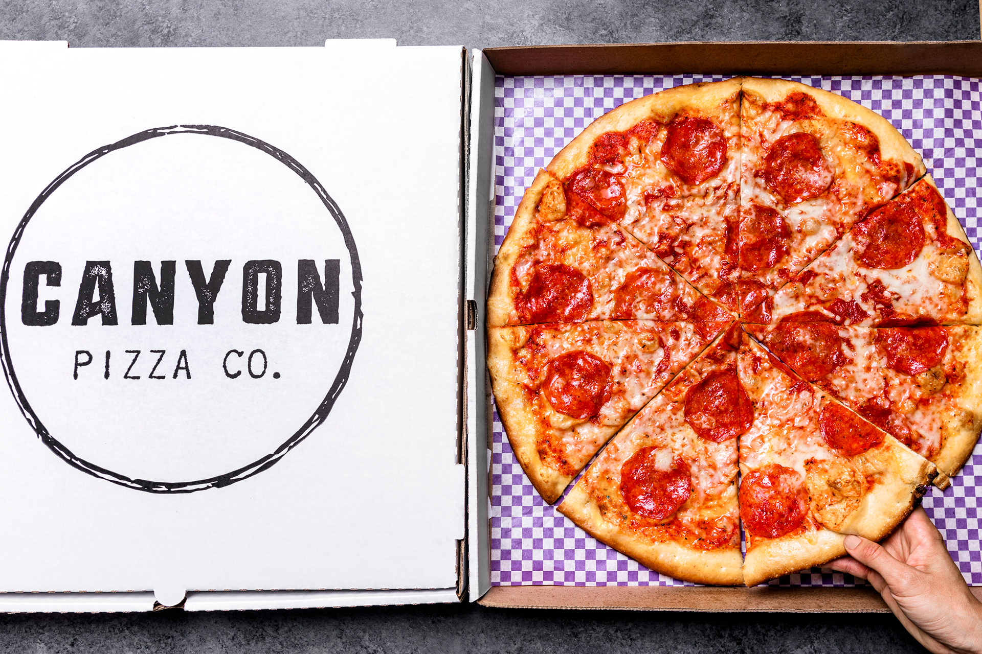 Canyon Pizza Co. New Menu: Pepperoni Pizza