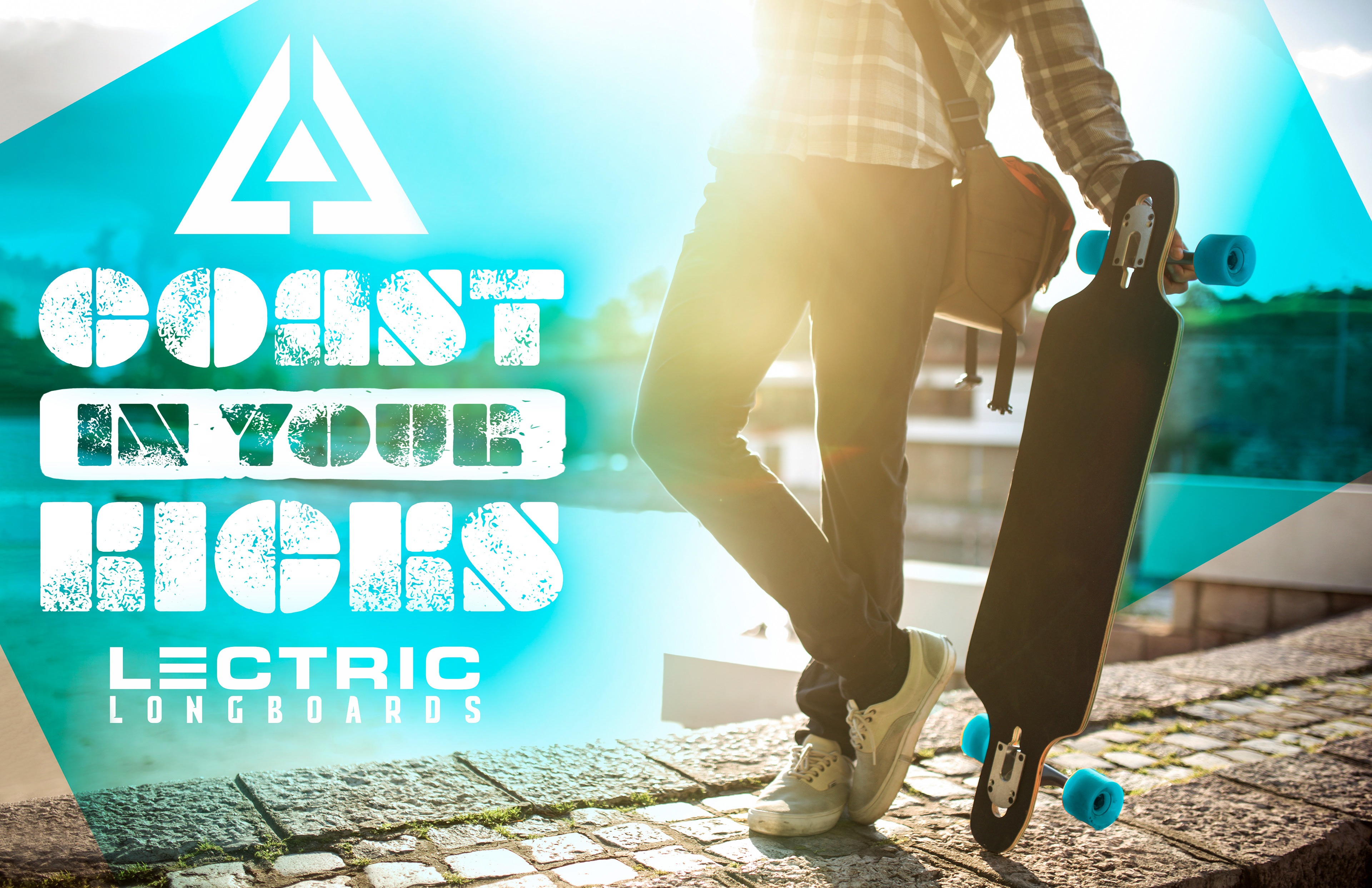 Lectric Longboards Branding and Advertising Concept