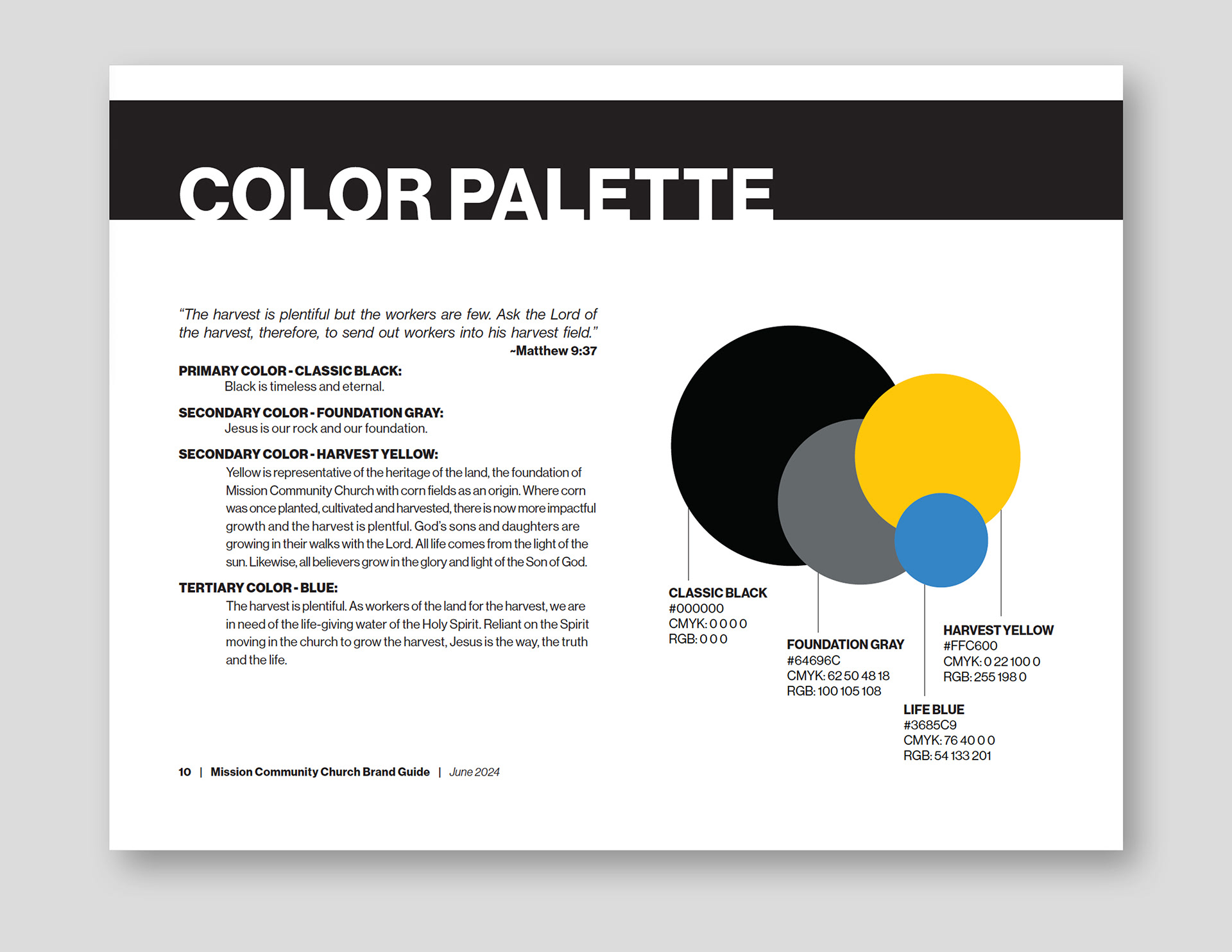 Brand Guideline • 2023-2024 • Mission Community Church