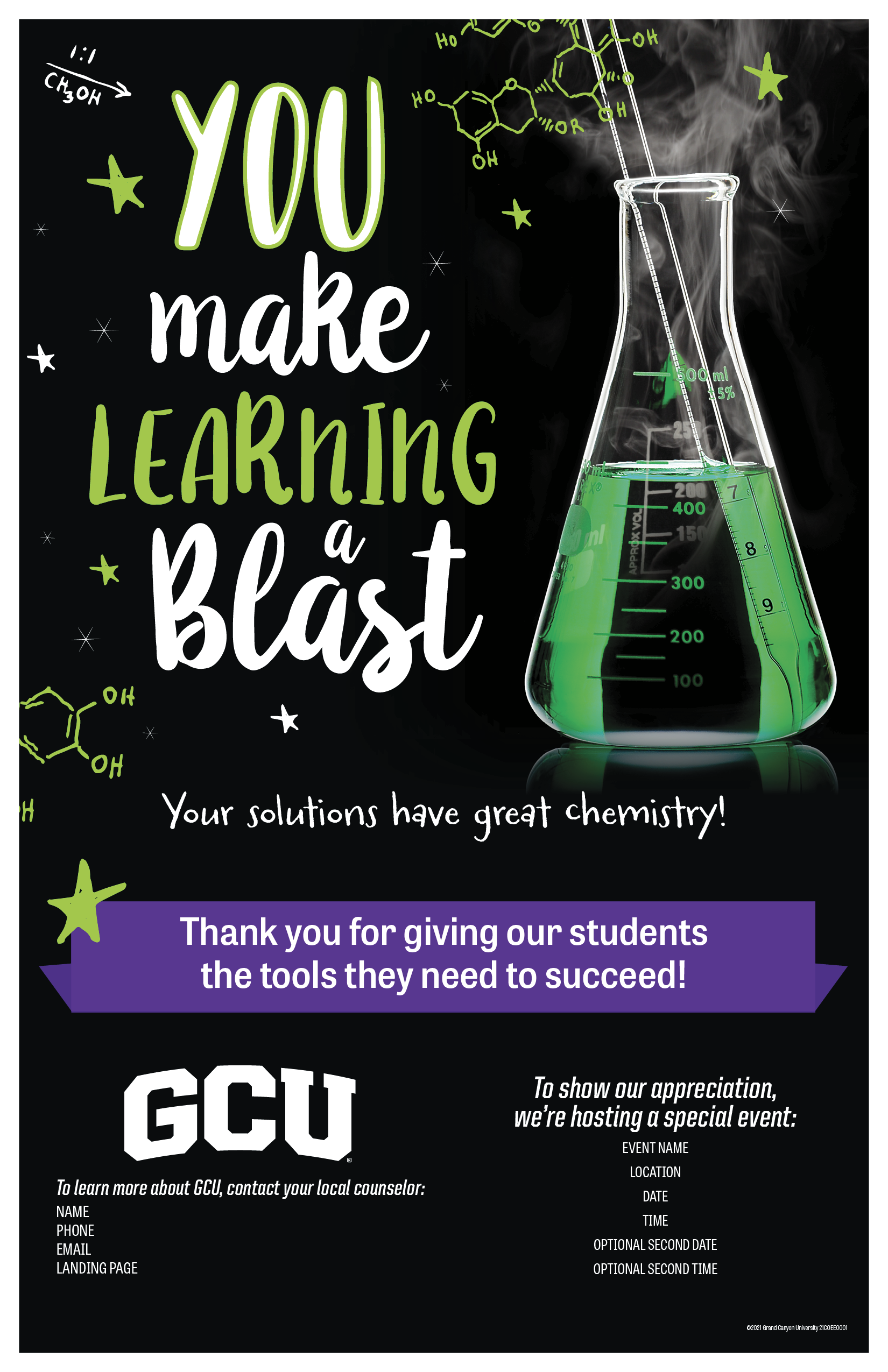 Teacher Appreciation Campaign: You Make Learning a Blast