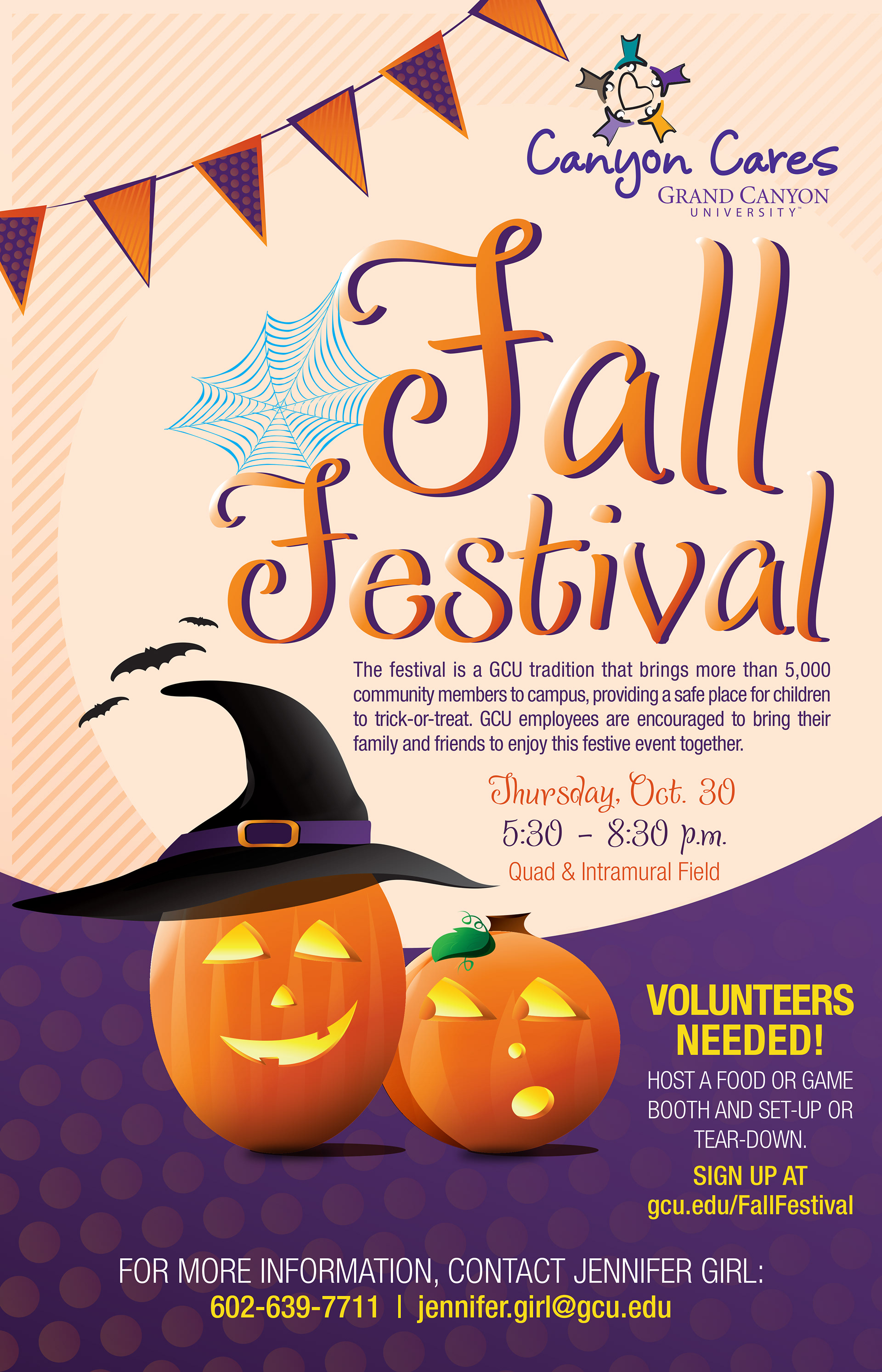 Canyon Cares Fall Festival poster