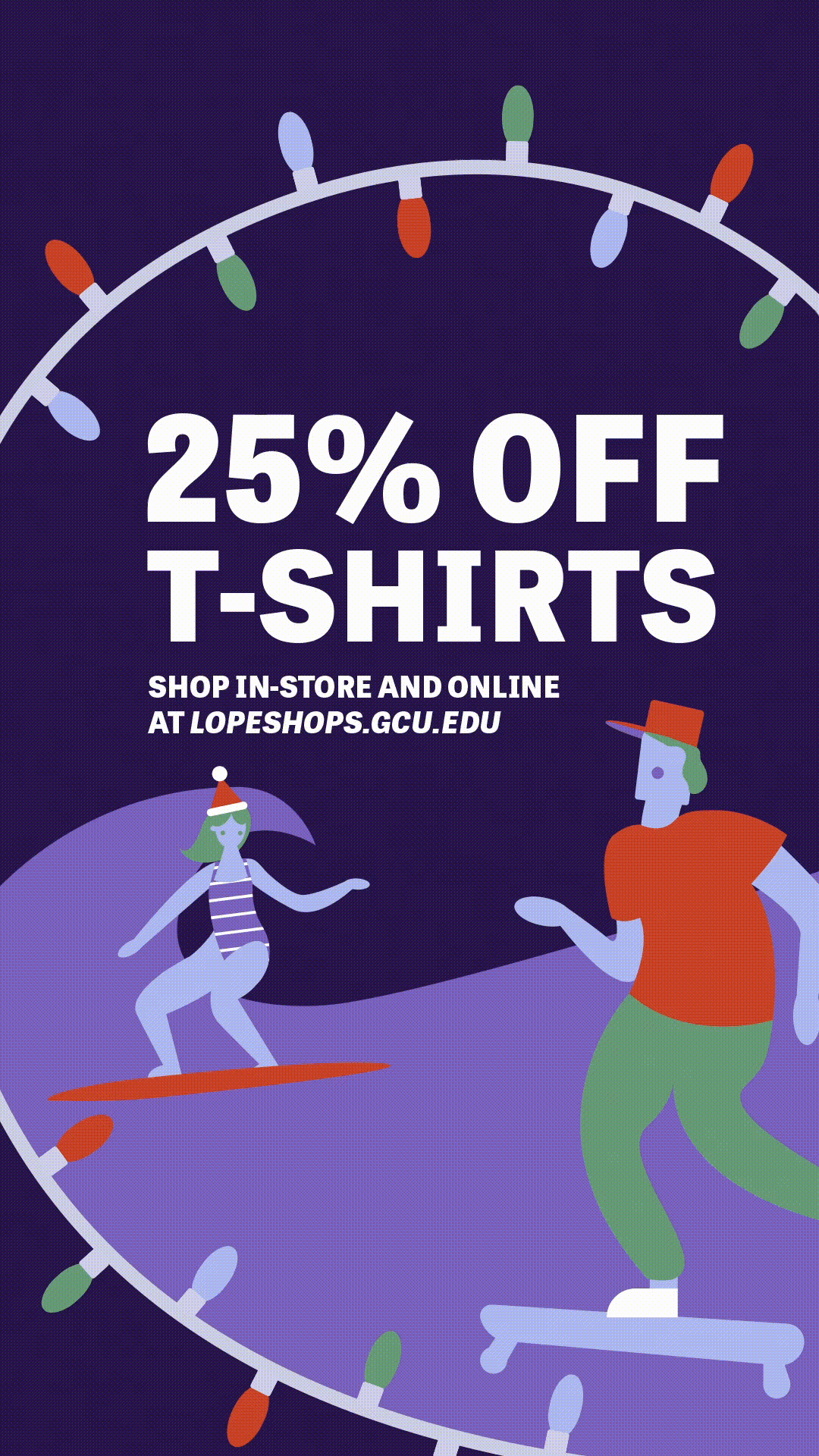 Lope Shops 5 Days of Christmas Campaign: social media