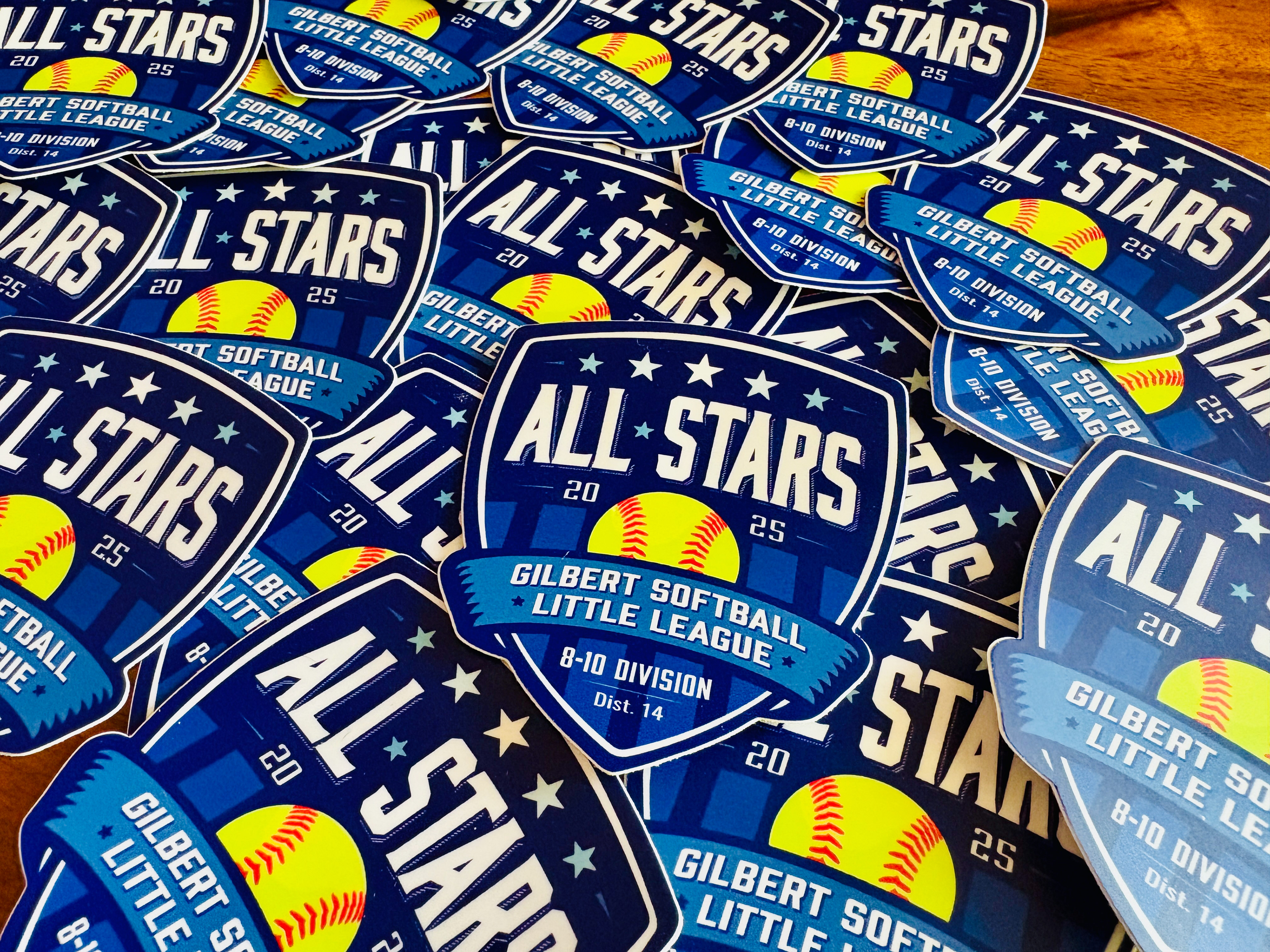 All Stars • Gilbert Softball Little League Stickers
