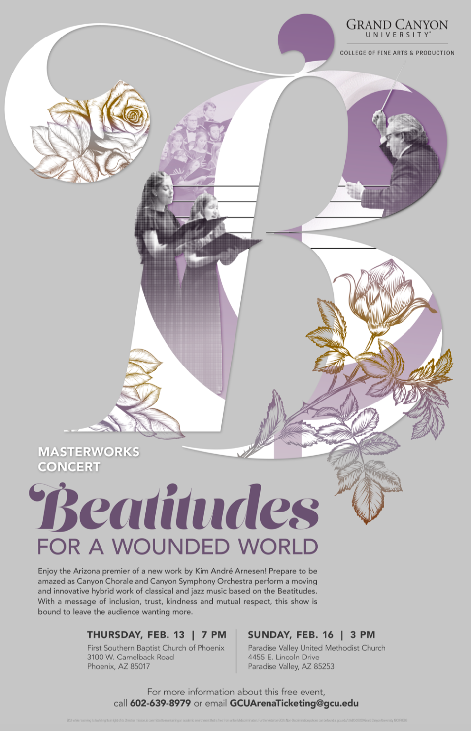 Masterworks Concert: Beatitudes for a Wounded World