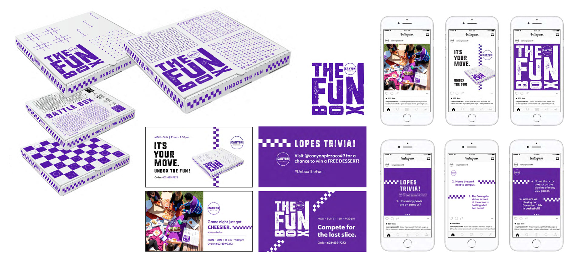 Canyon Pizza Co. The Fun Box Campaign