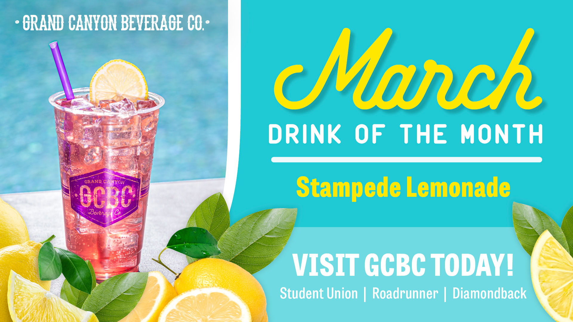 GCBC Drink of the Month: March Digital Ad