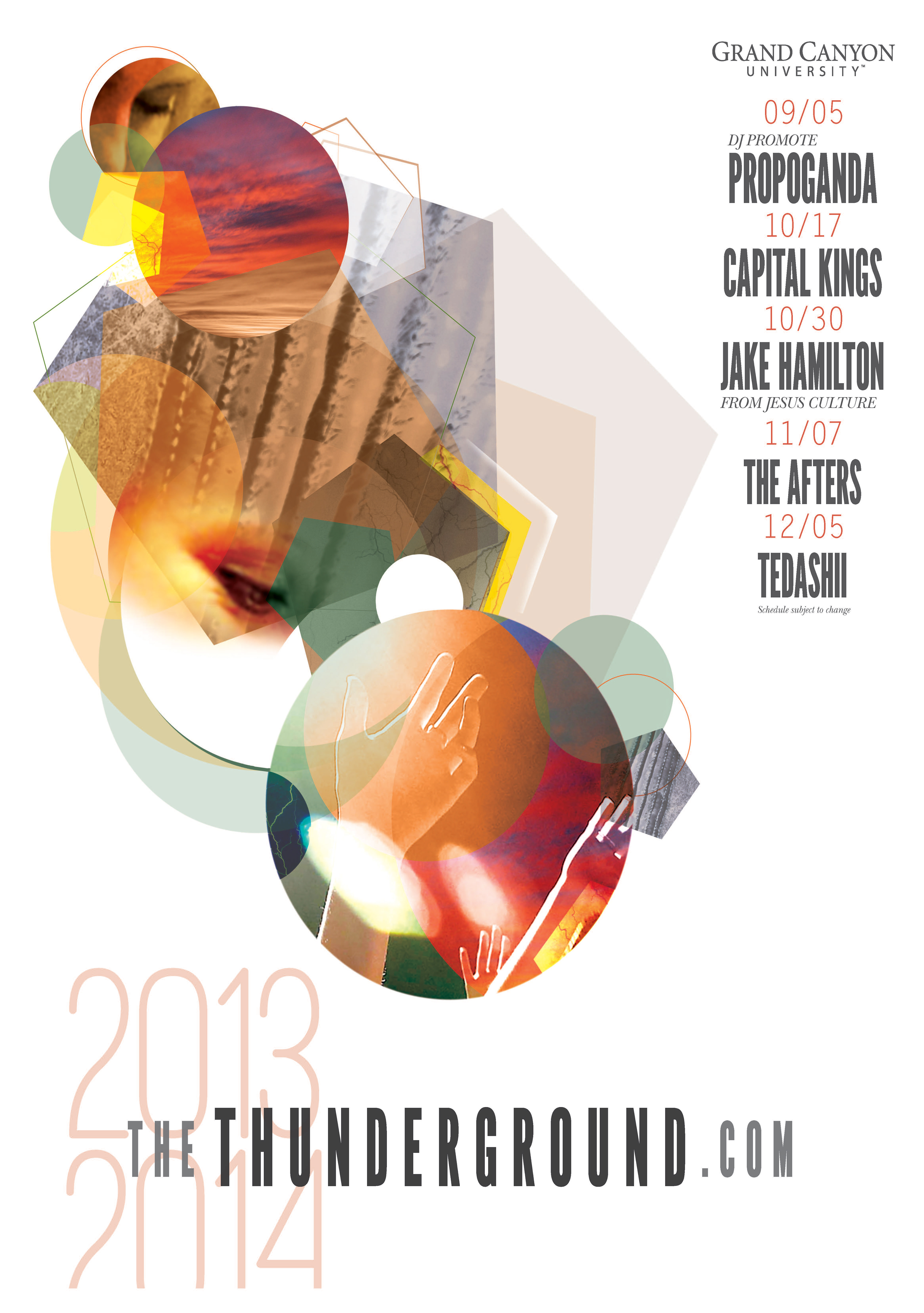 Thunderground Concert poster