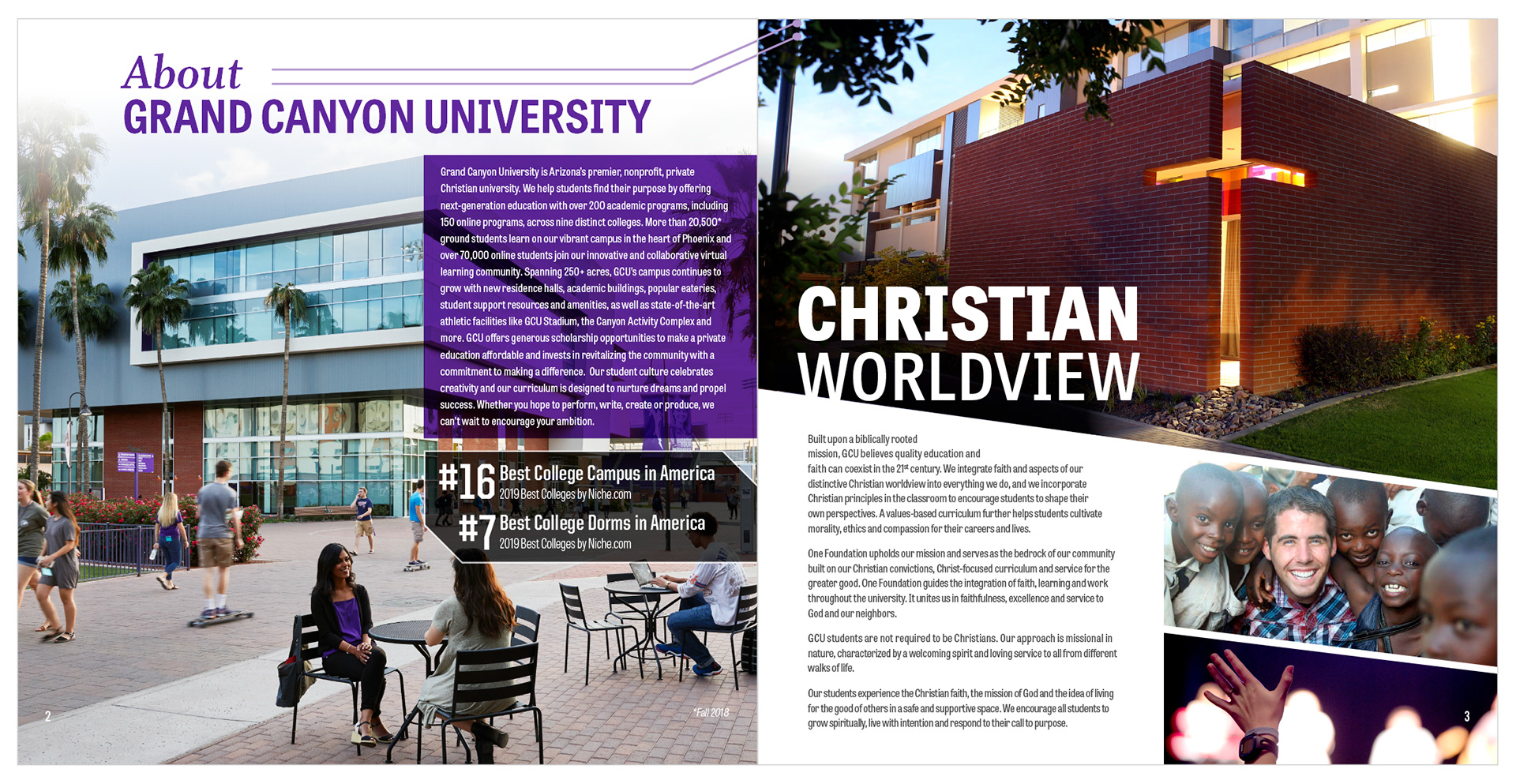 GCU College of Fine Arts and Production brochure