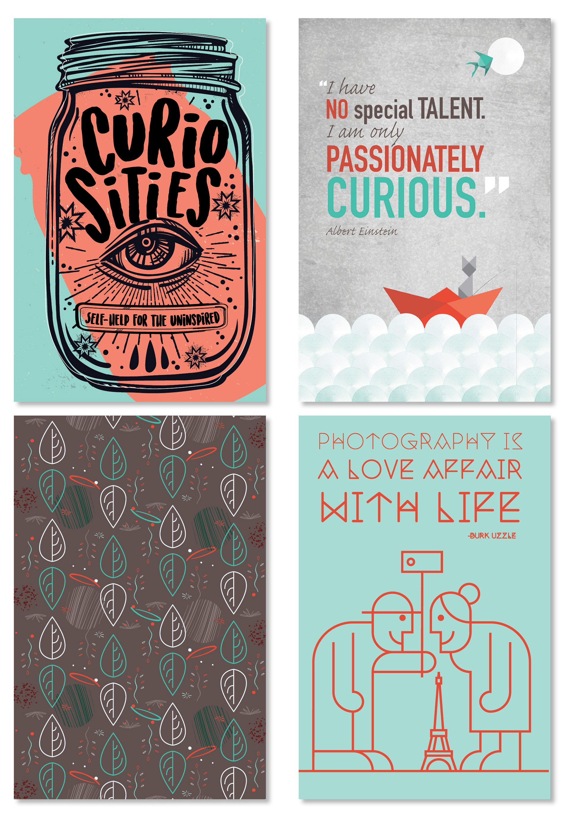 Curiosities: Self Help for the Uninspired Notebook
