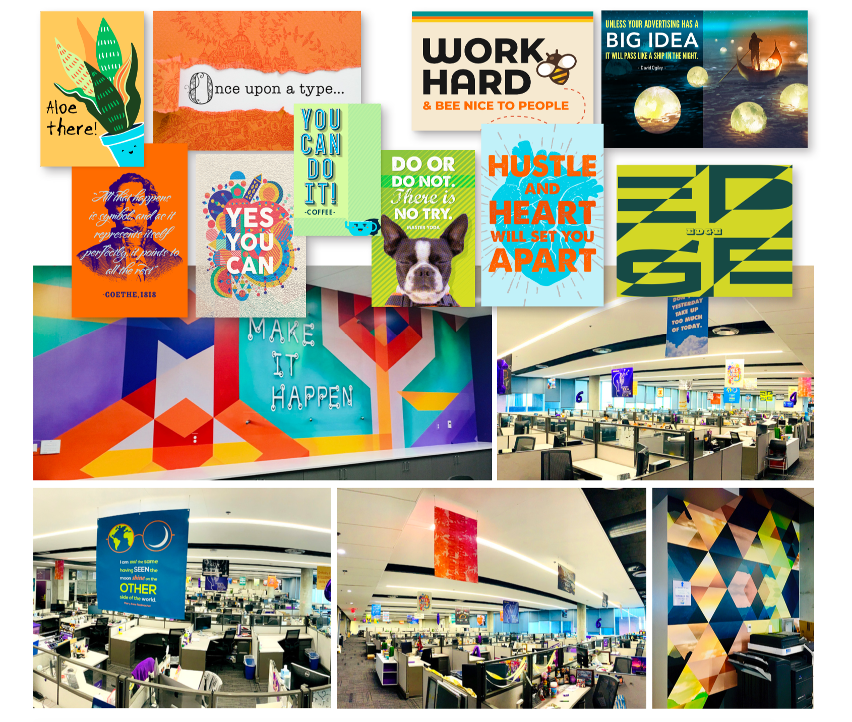 GCE Inspirational Office Banners & Display Graphics