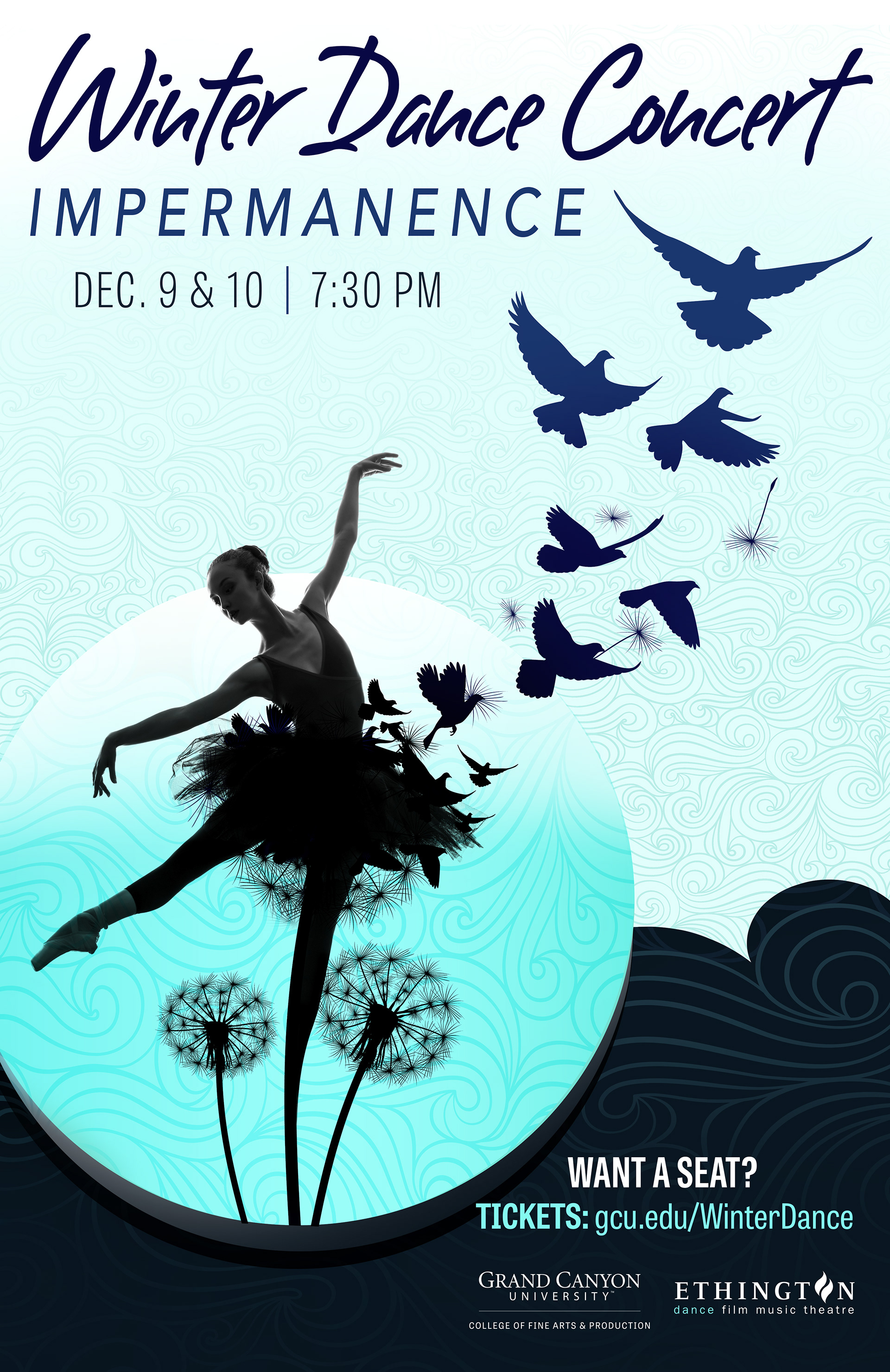 College of Fine Arts and Production 2016-17 Ethington Theatre Broadway Campaign: Winter Dance Concert • Impermanence
