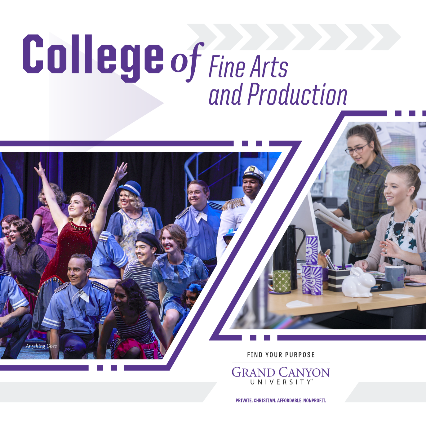 GCU College of Fine Arts and Production brochure