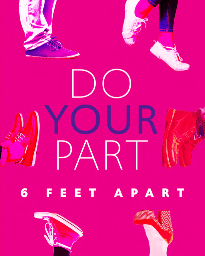 Do Your Part: 6' Apart by Billie Worth