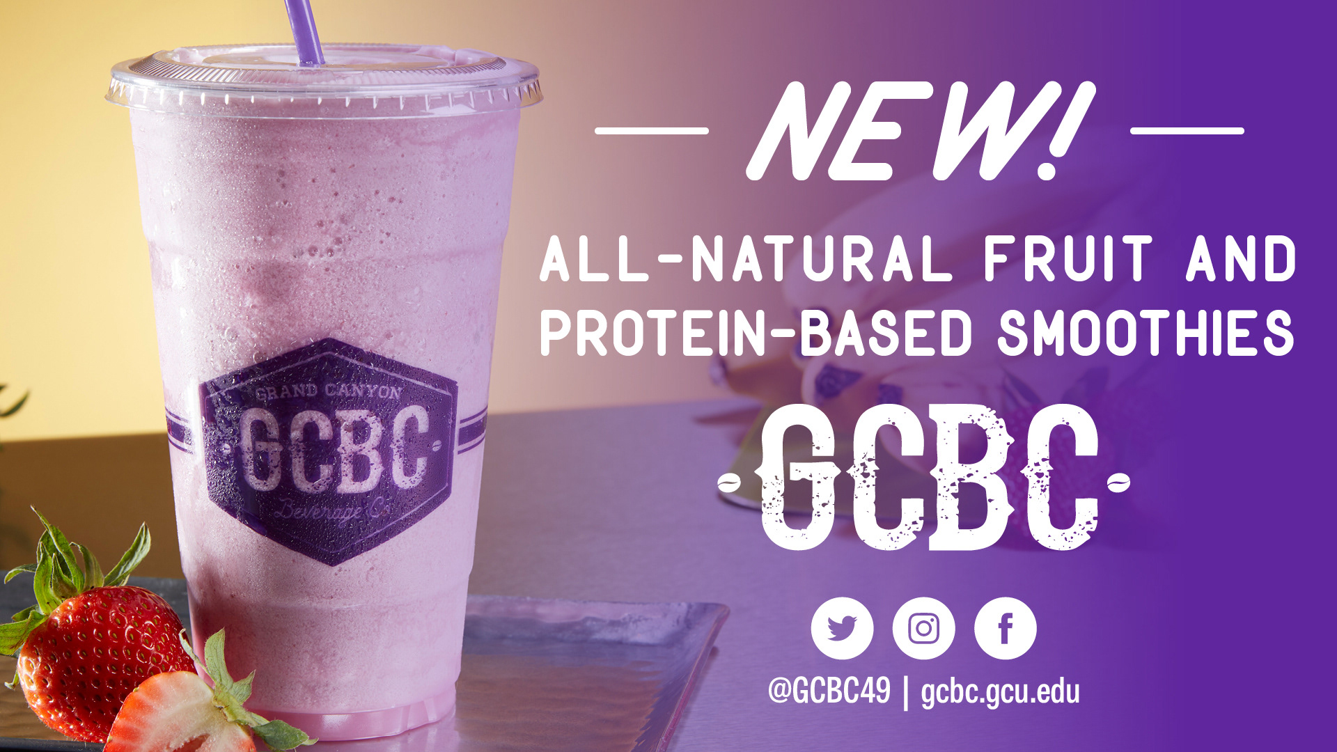 GCBC Protein Smoothies Digital Ad
